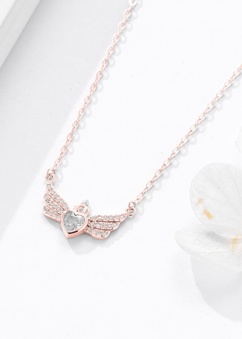 Crowned Wings Charm Chain