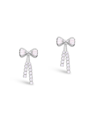 Bow Tassel Earrings