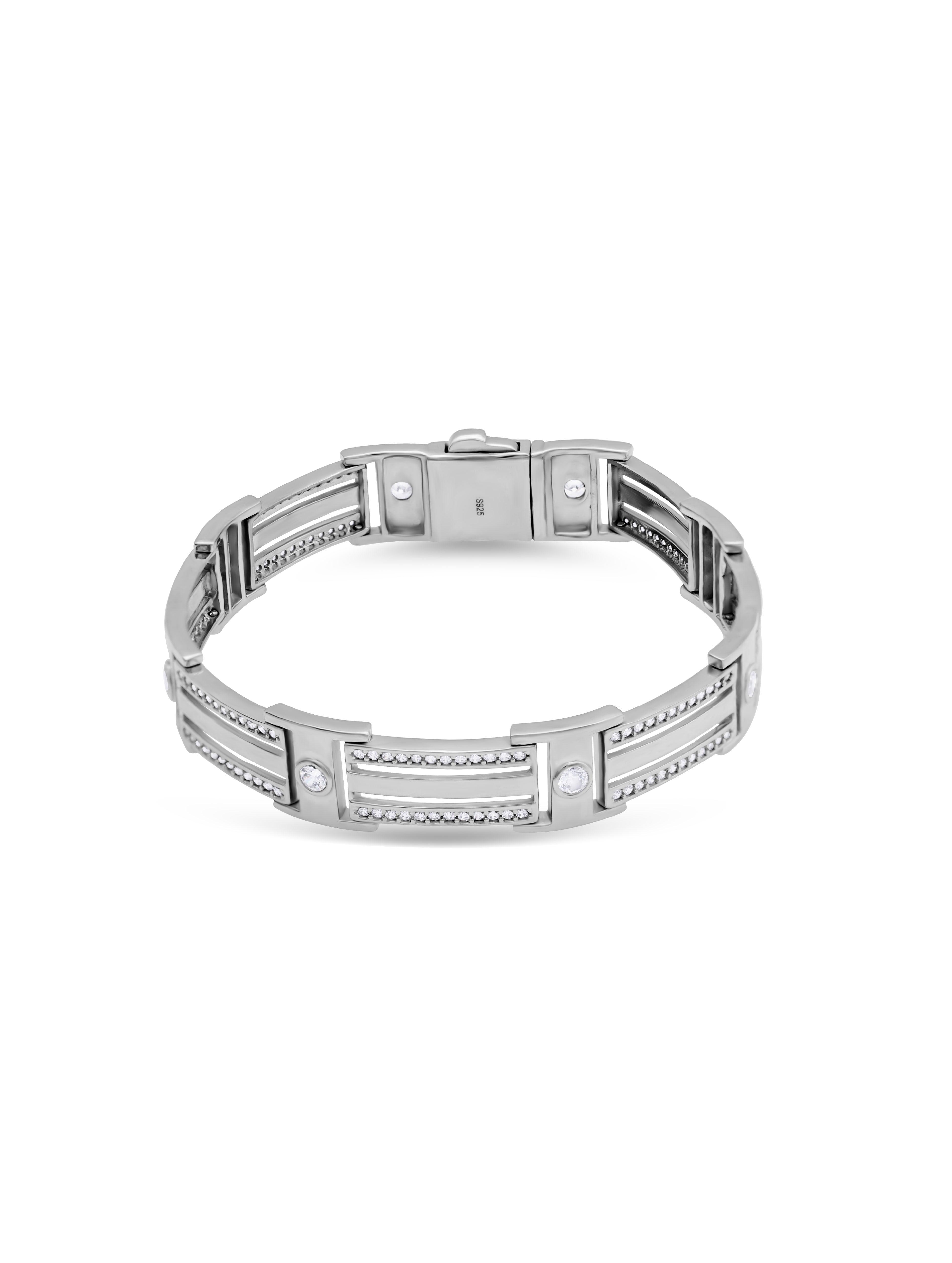 Men’s CZ Silver Bracelet