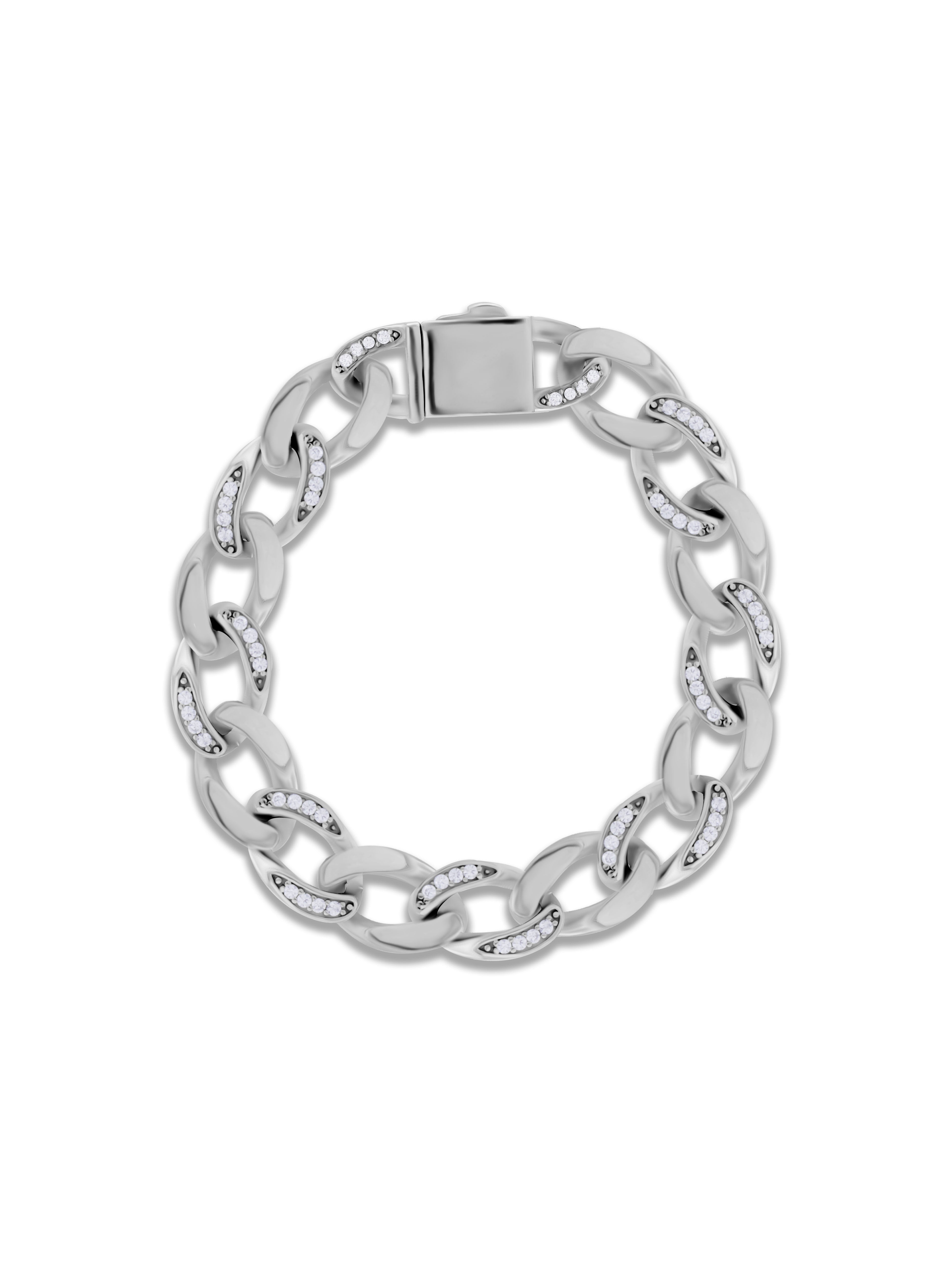 Sterling Silver CZ Bracelet