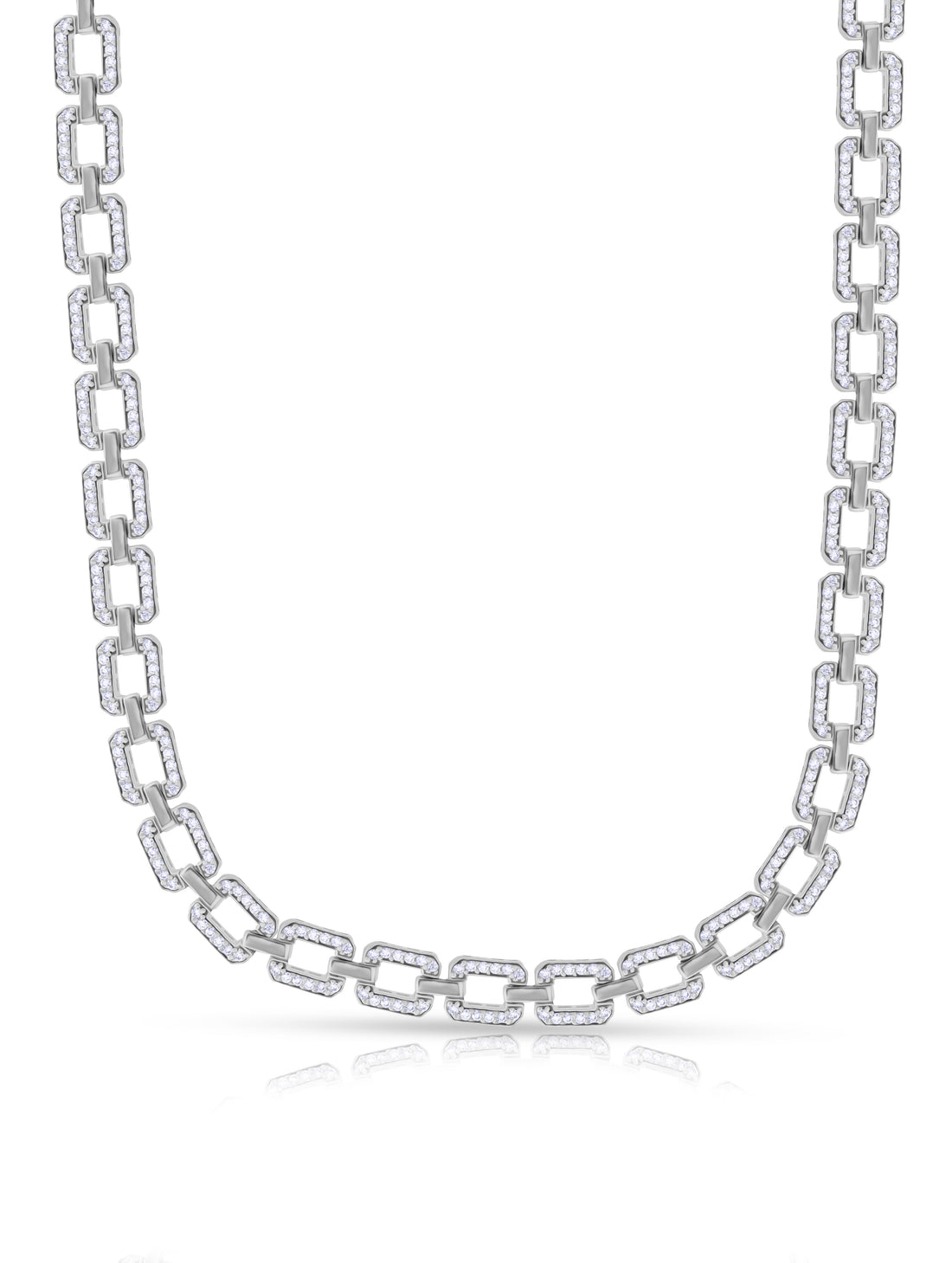 Radiant Silver Cuban Chain