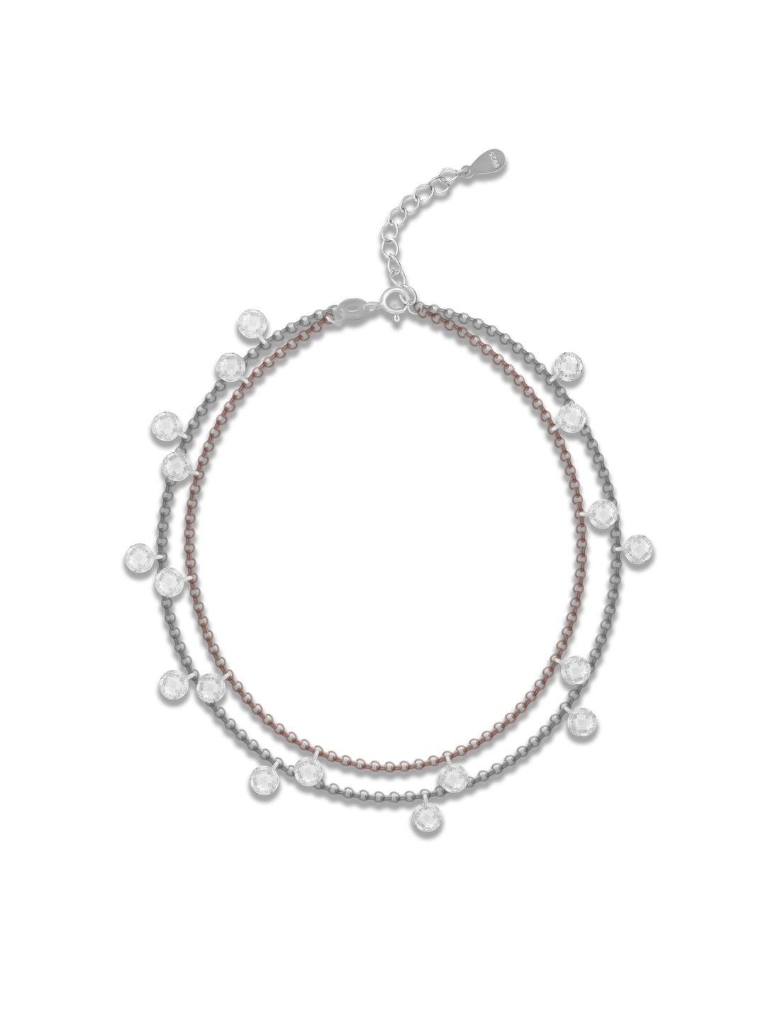 Royal Silver Charm Bracelet