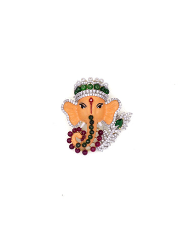 Om & Shiva Enamel Medallion Necklace — Festival Edition
