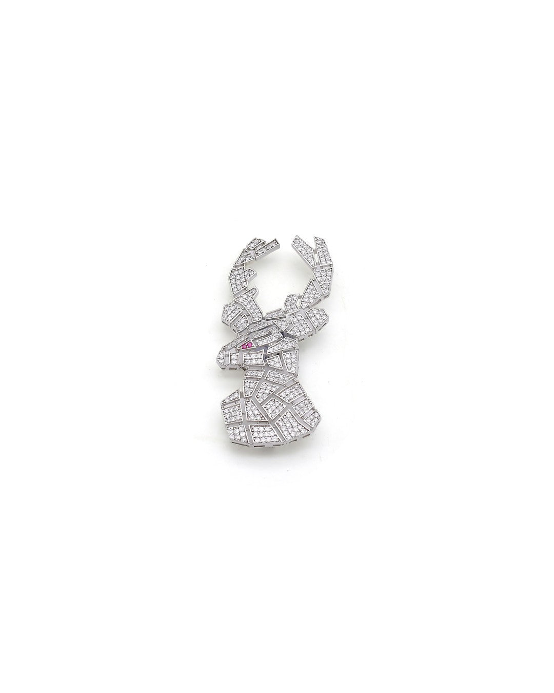 Sterling Silver Sailboat Brooch with Floral Accent