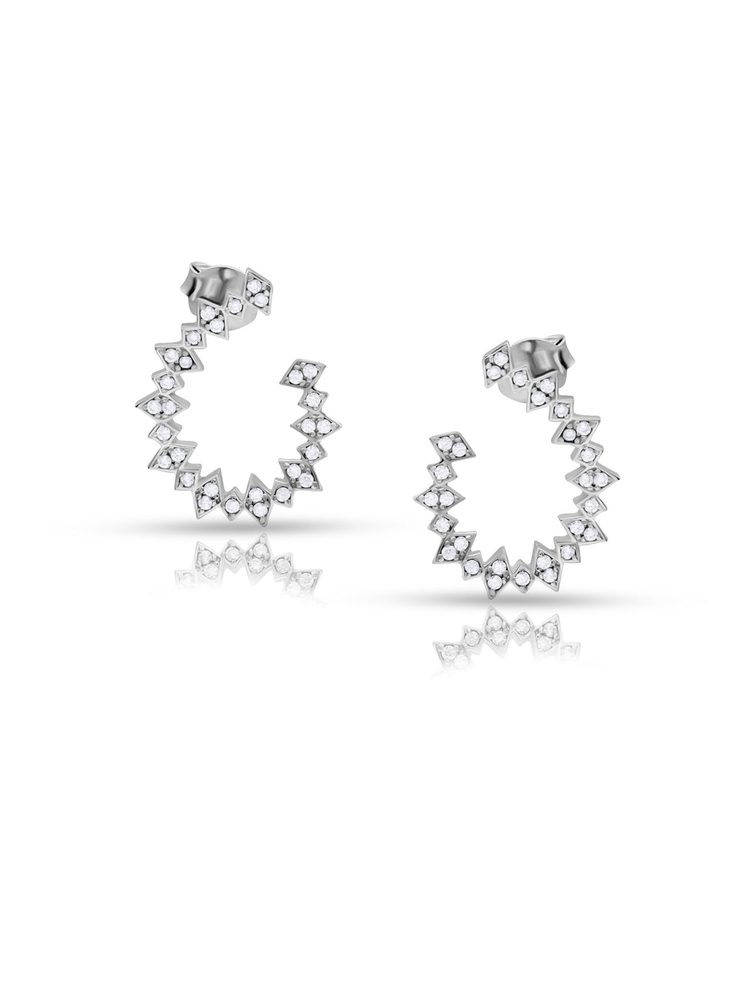 Silver Classic Stud Earrings