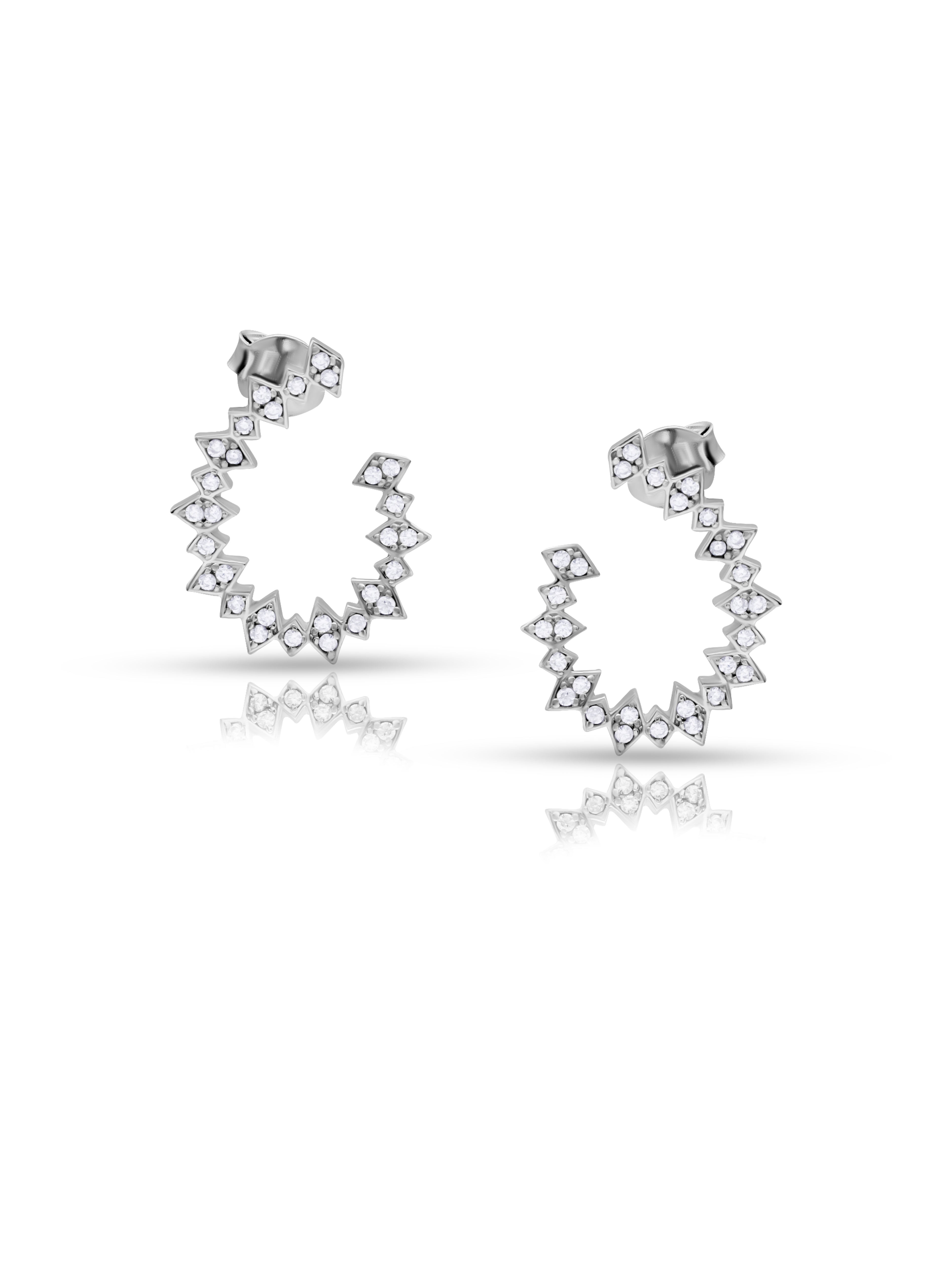 Silver Classic Stud Earrings