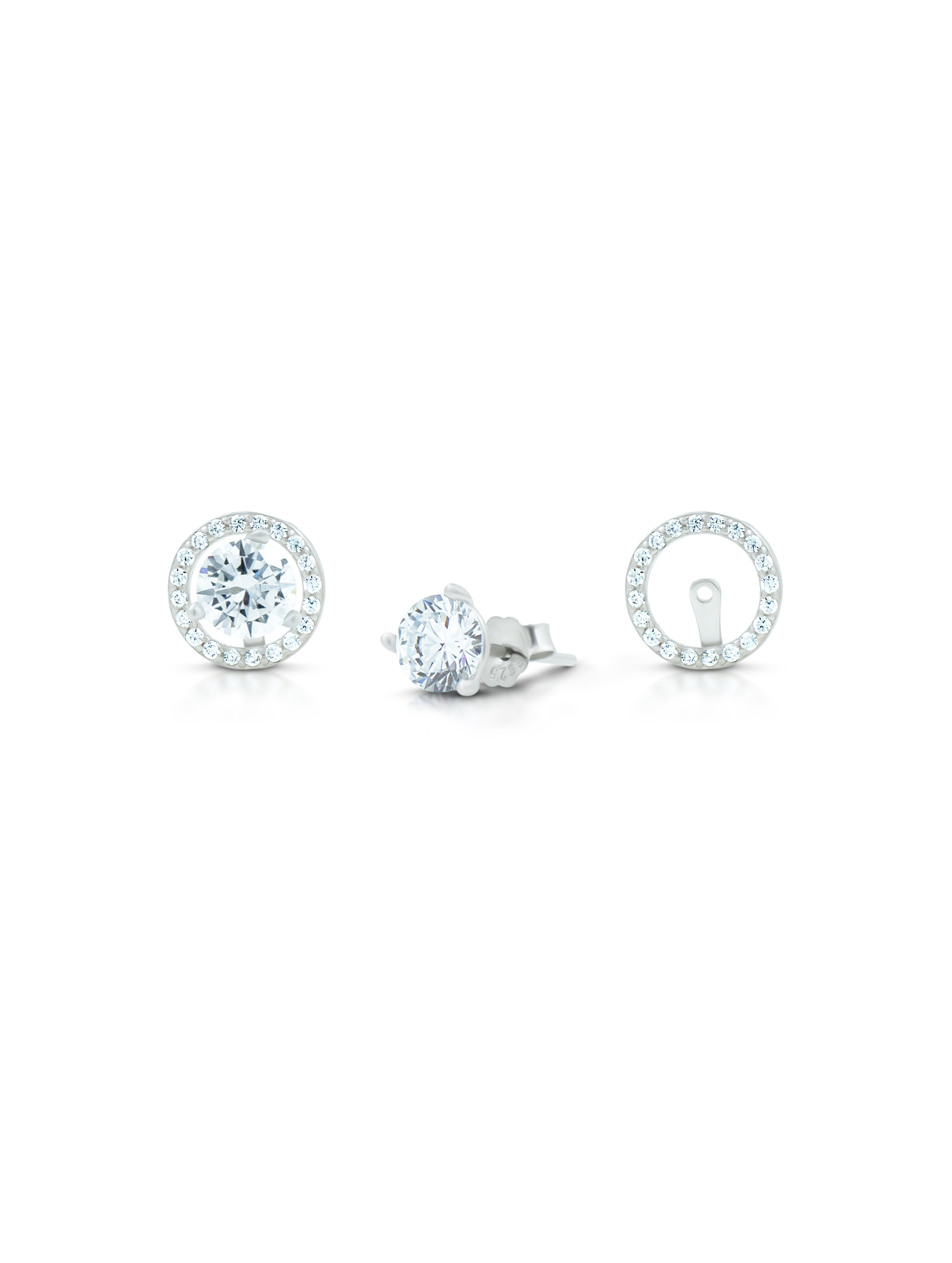 Dazzle Duo 2-in-1 Zircon Studs