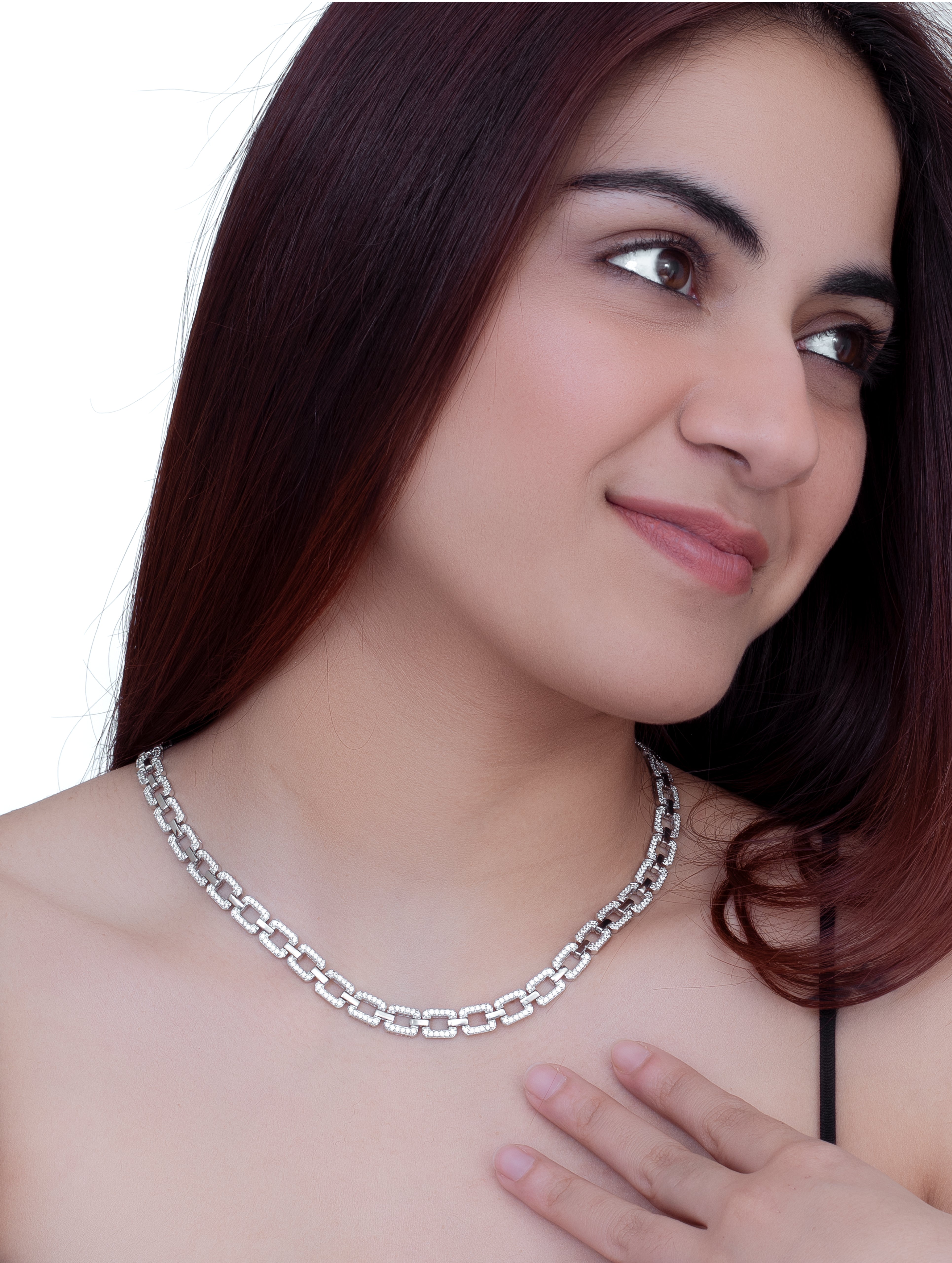 Radiant Silver Cuban Chain