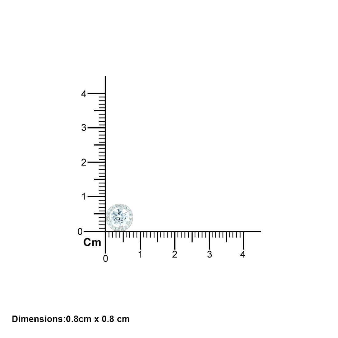 Dazzle Duo 2-in-1 Zircon Studs