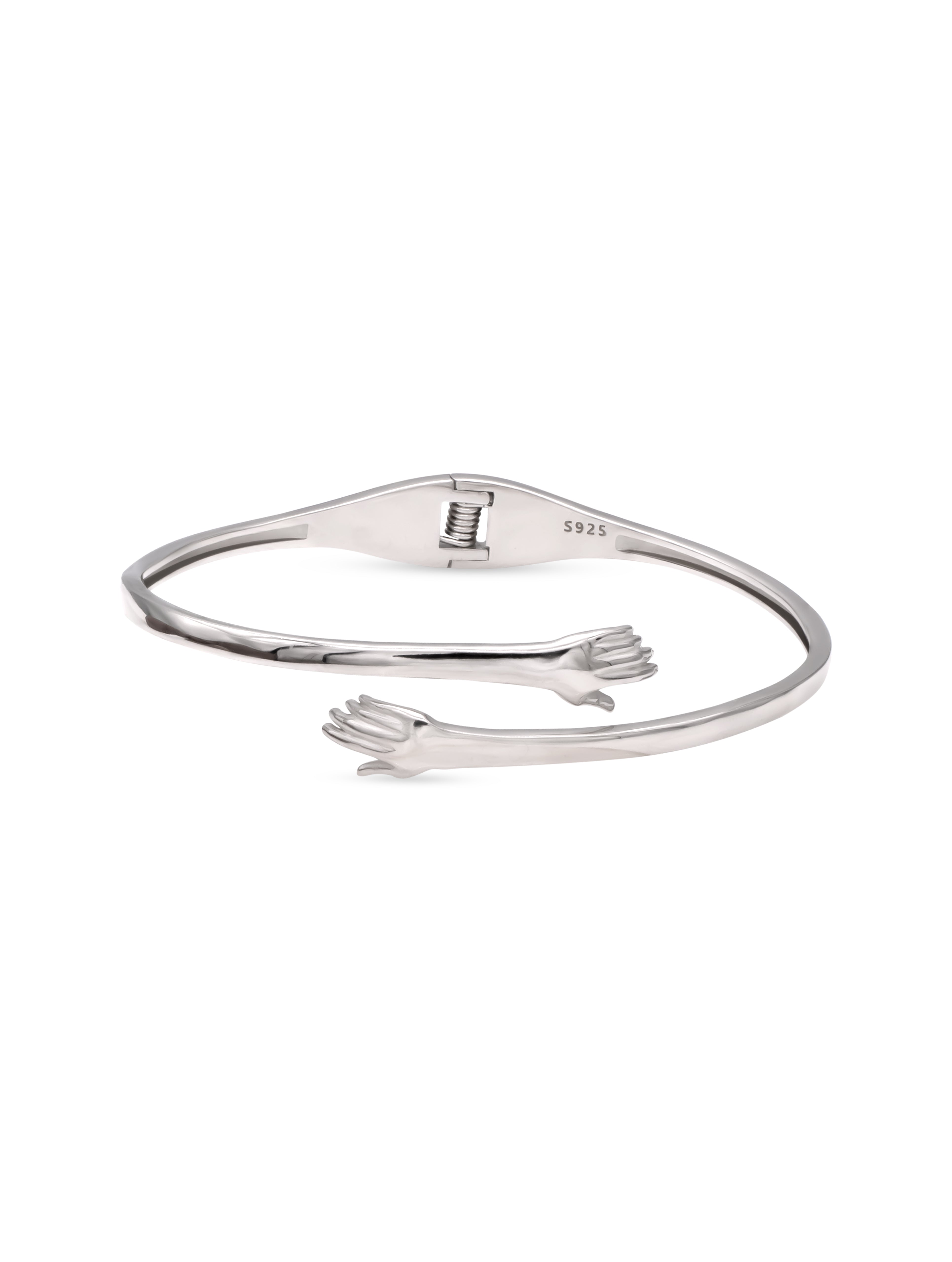 Silver Hug Bracelet