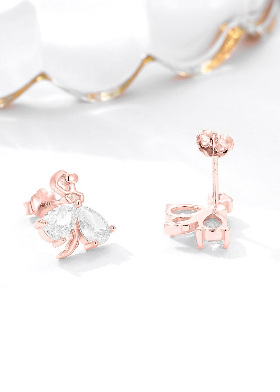 Swarovski White Stone Earrings