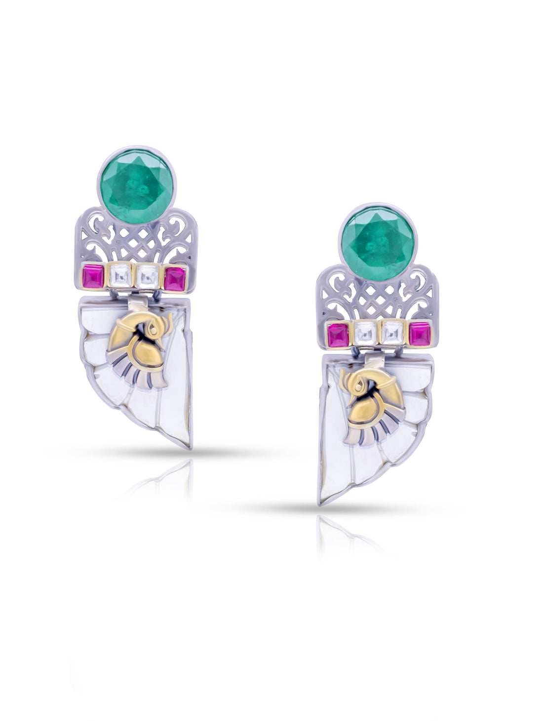 Fusion Silver Earrings
