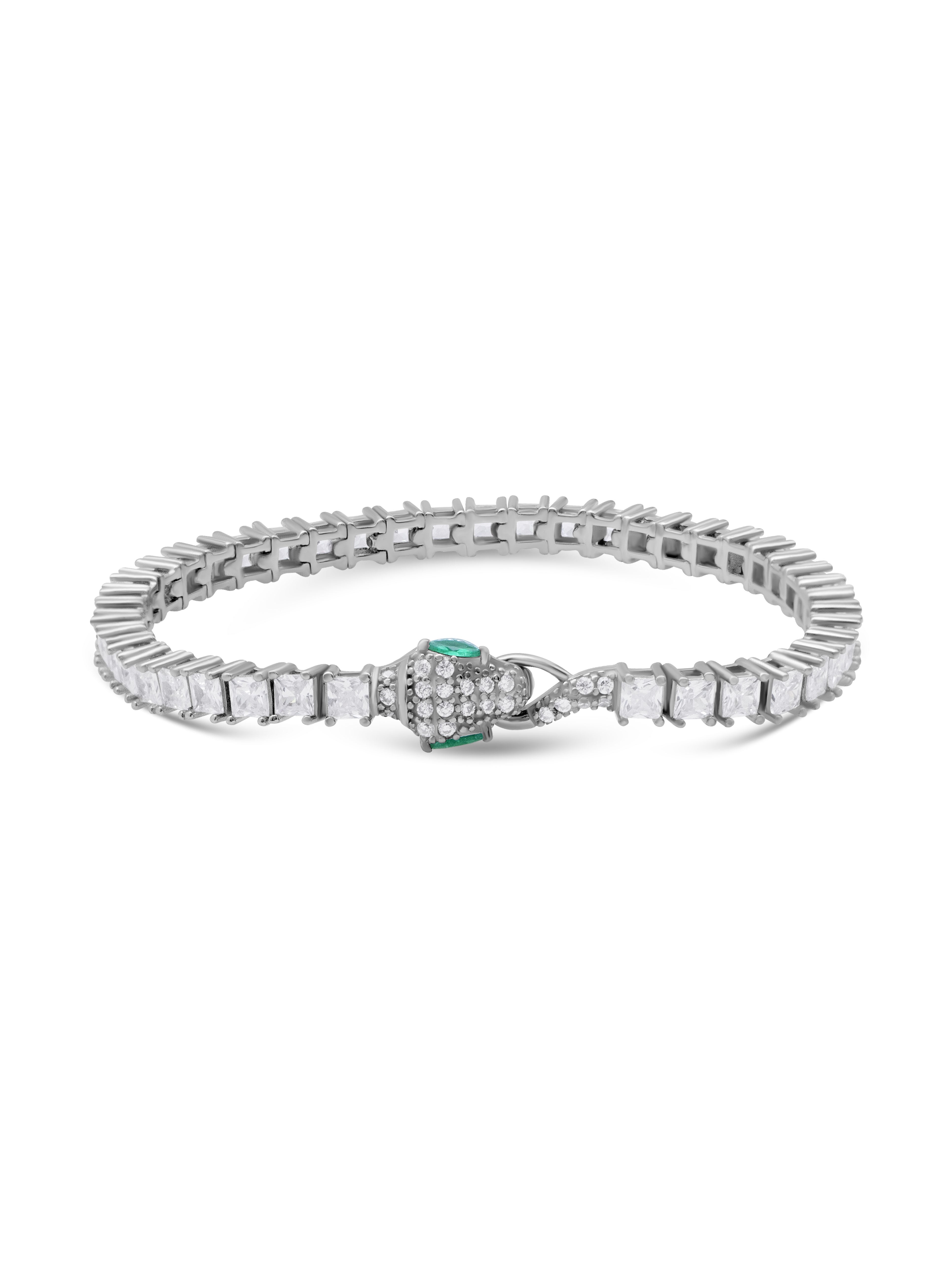 Minimalist Solitaire Chain Bracelet