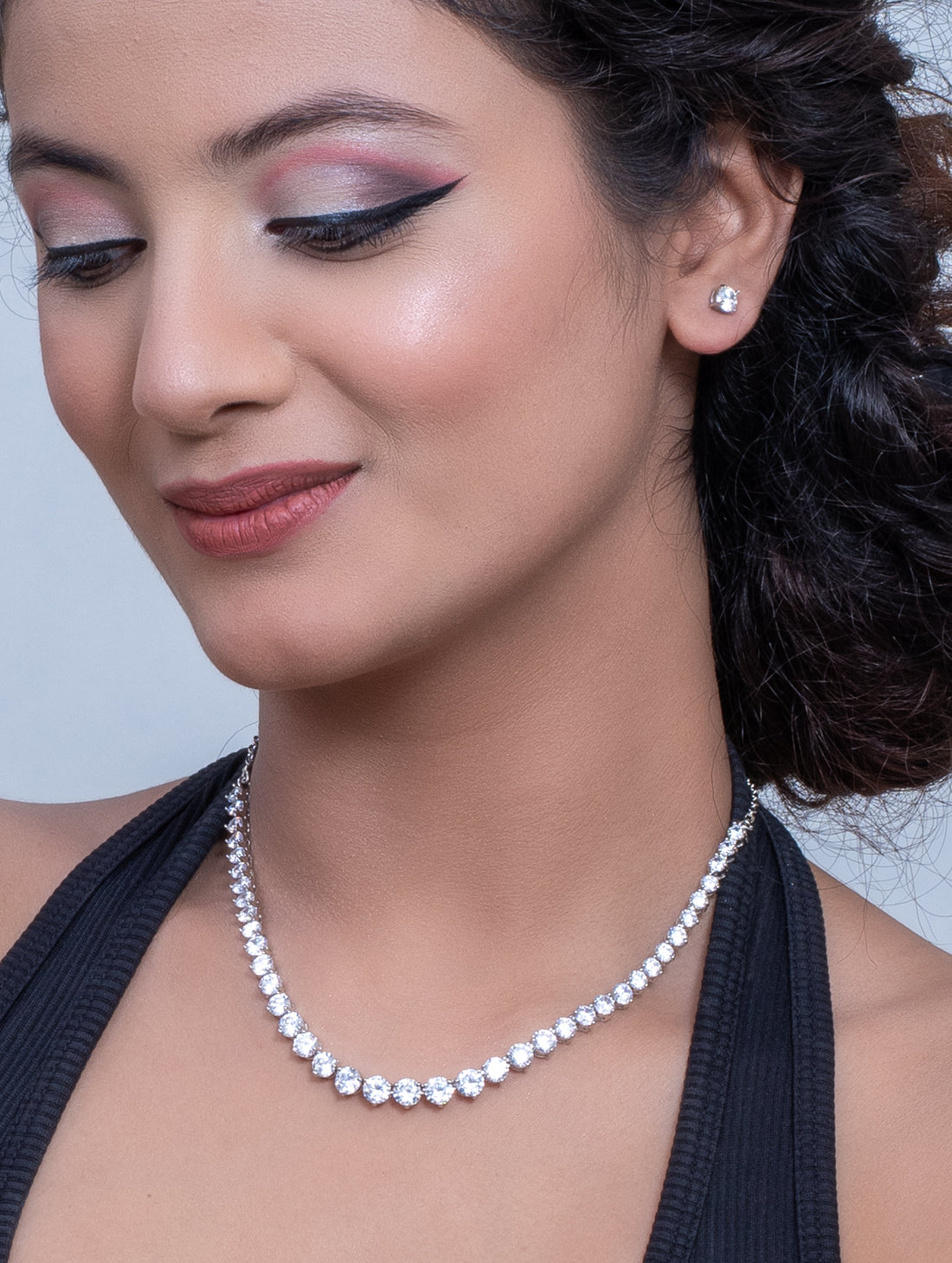 Round Crystal Jewelry Set