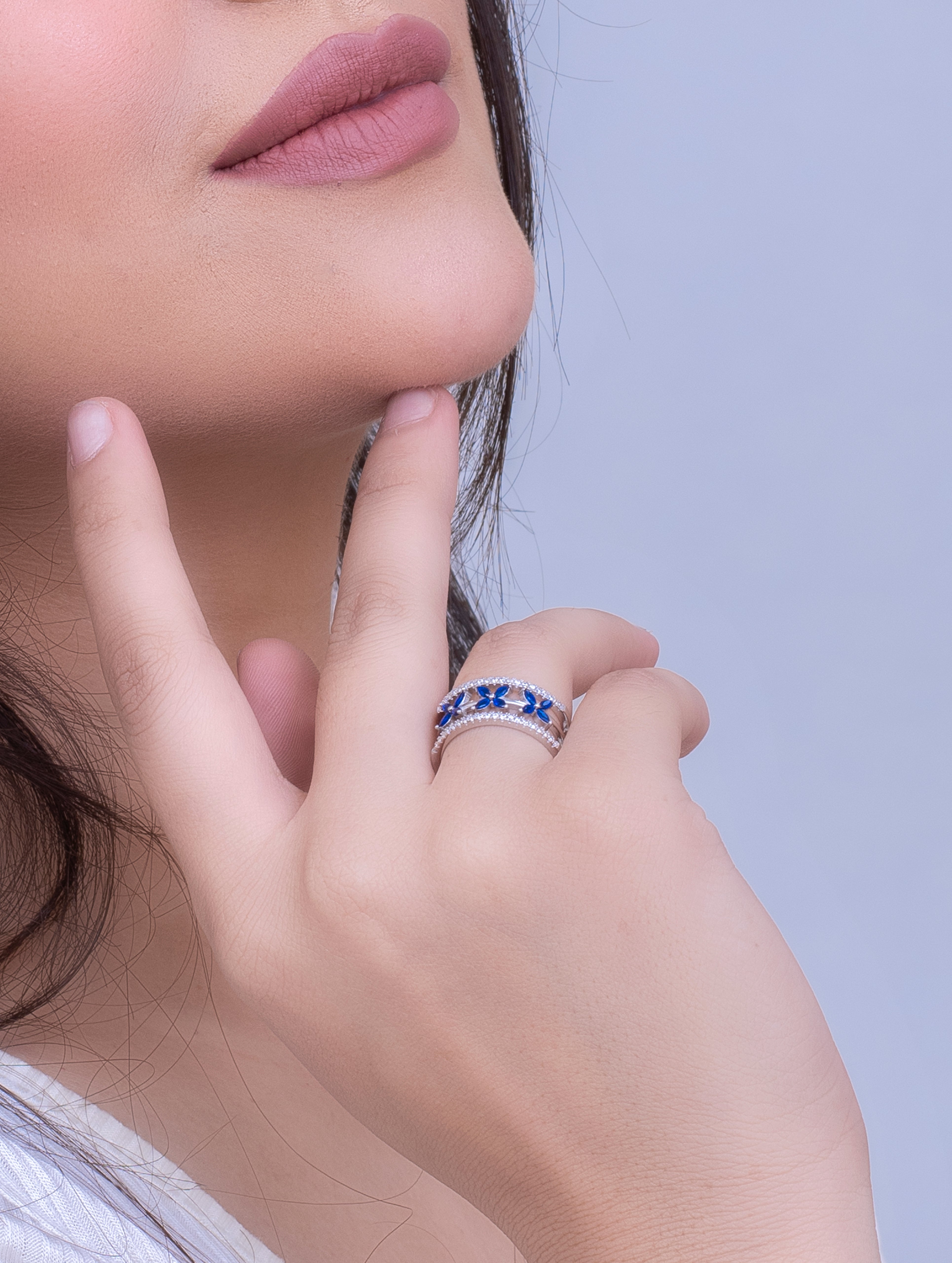 Floral Band Ring