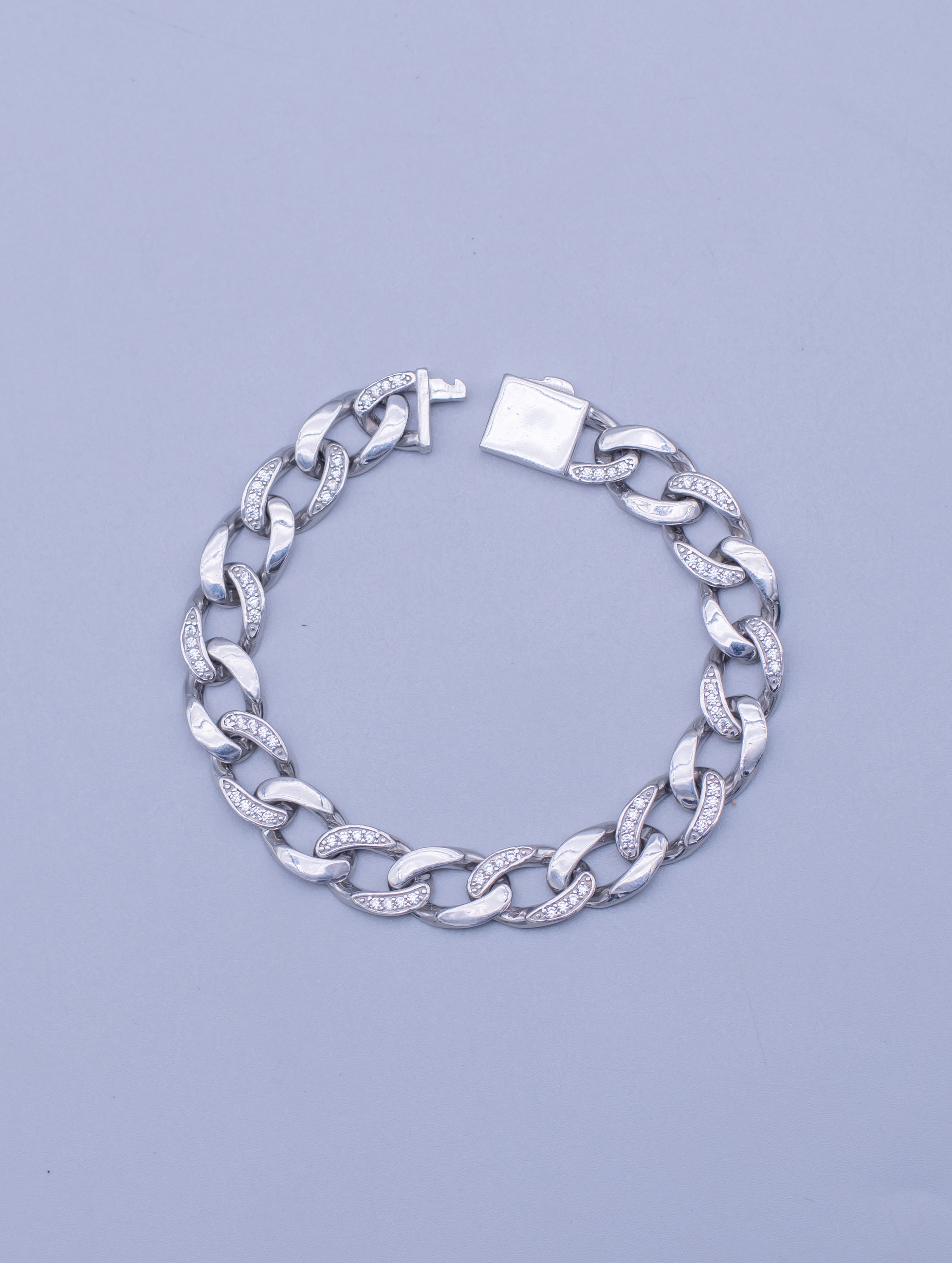 Sterling Silver CZ Bracelet