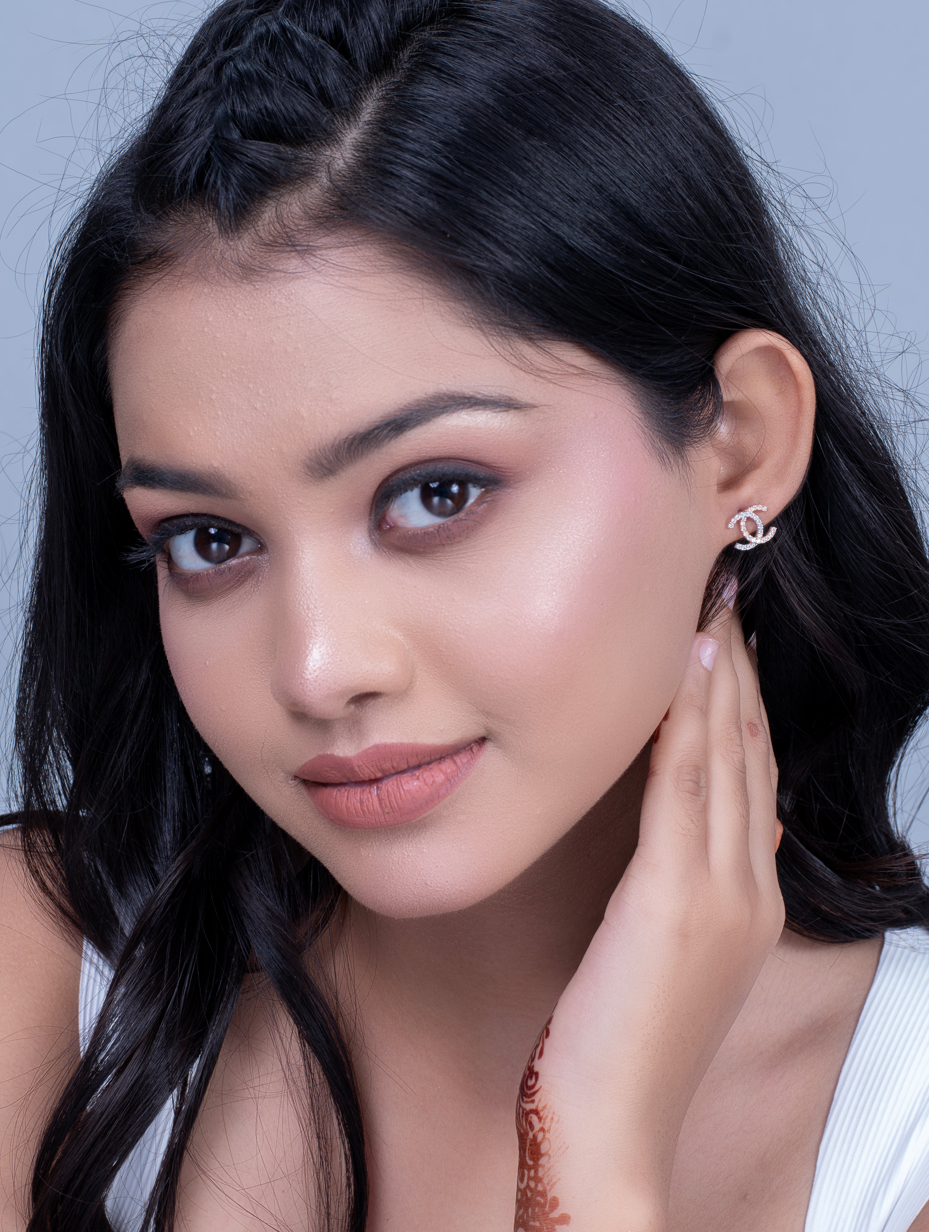 Warm-Tone Classic Designer Earrings