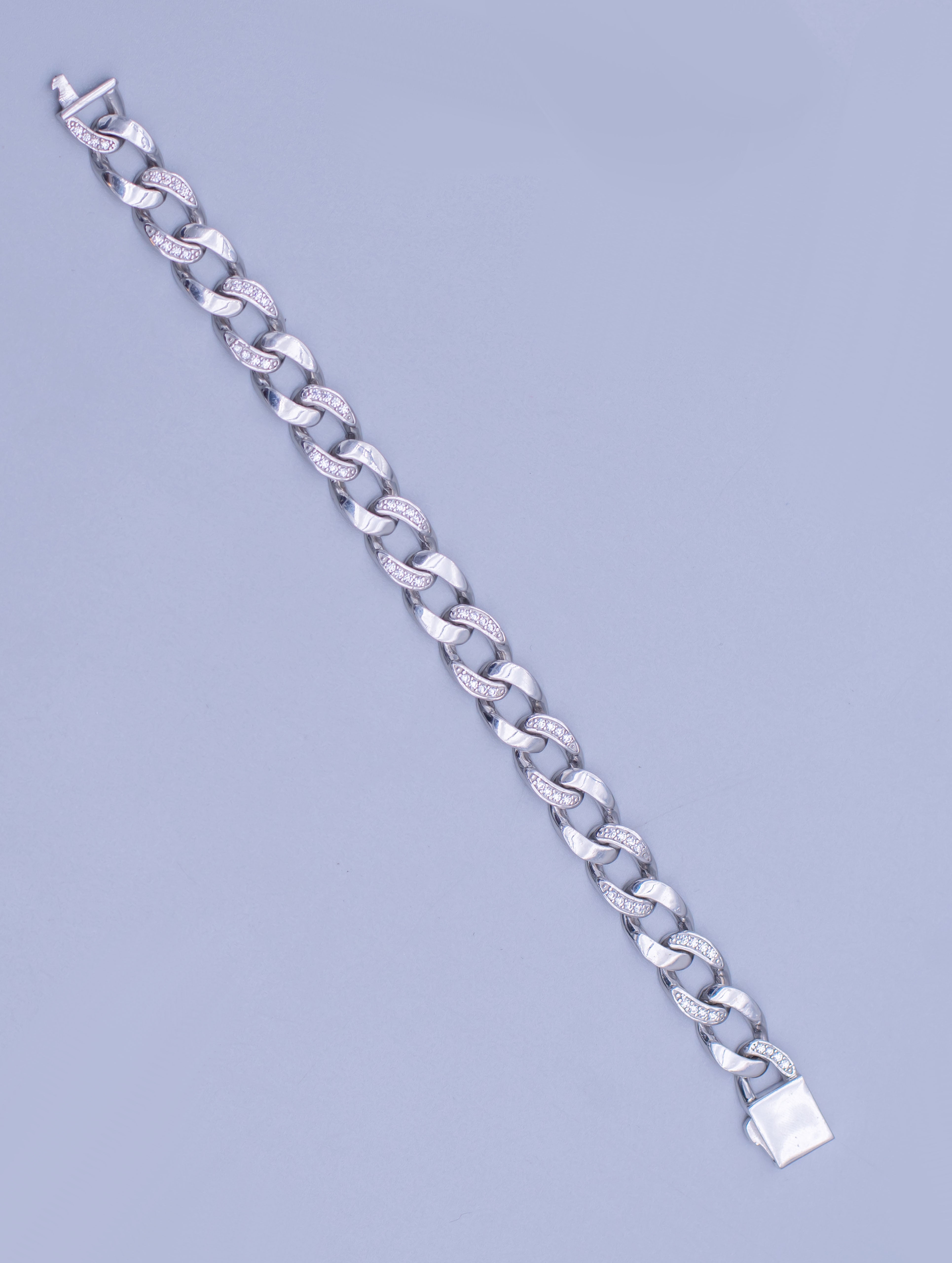 Sterling Silver CZ Bracelet