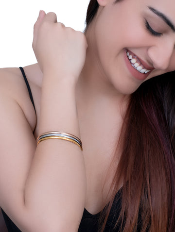 Silver Harmony Bangles