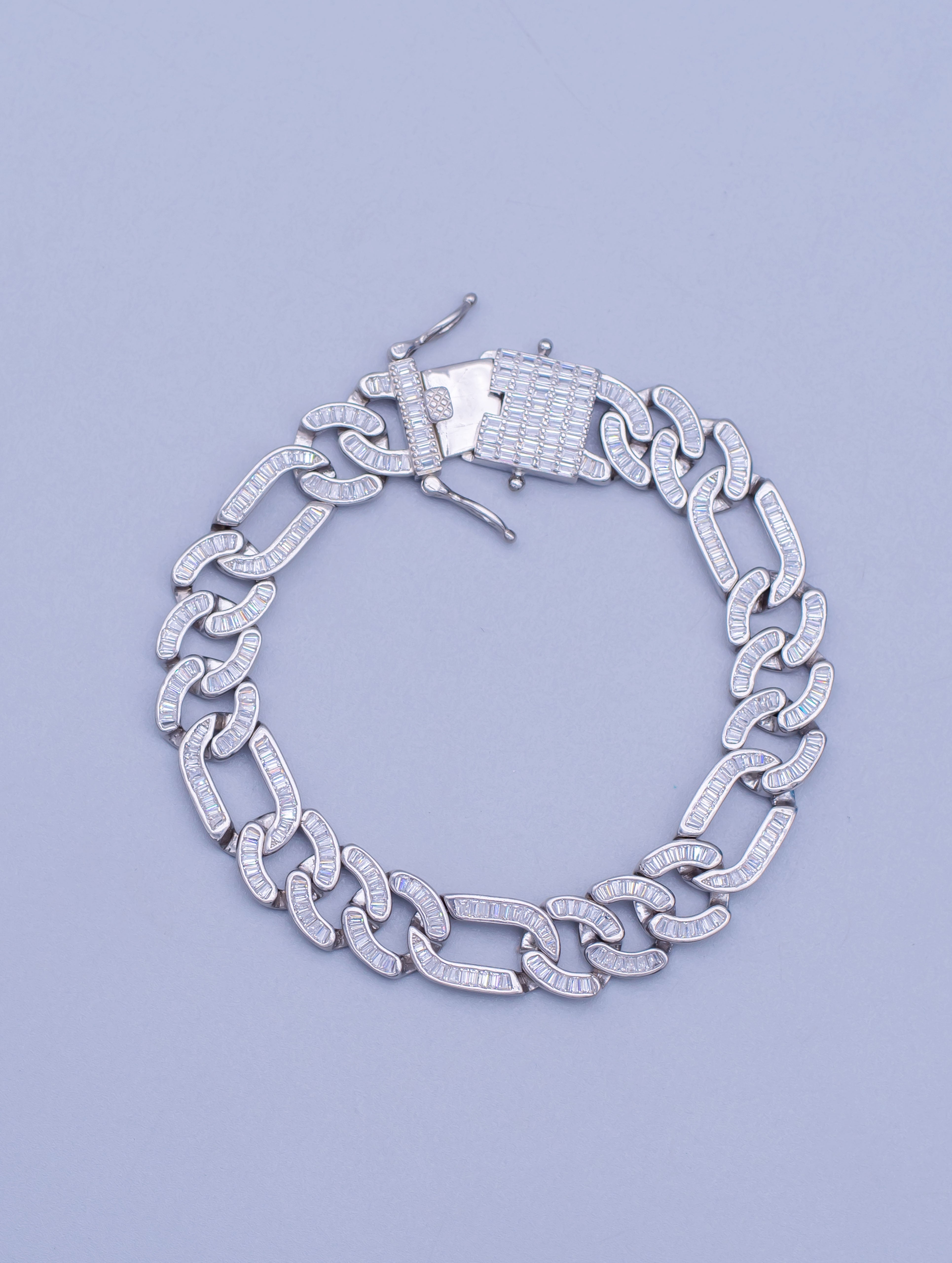 Cubic Zirconia Silver Bracelet