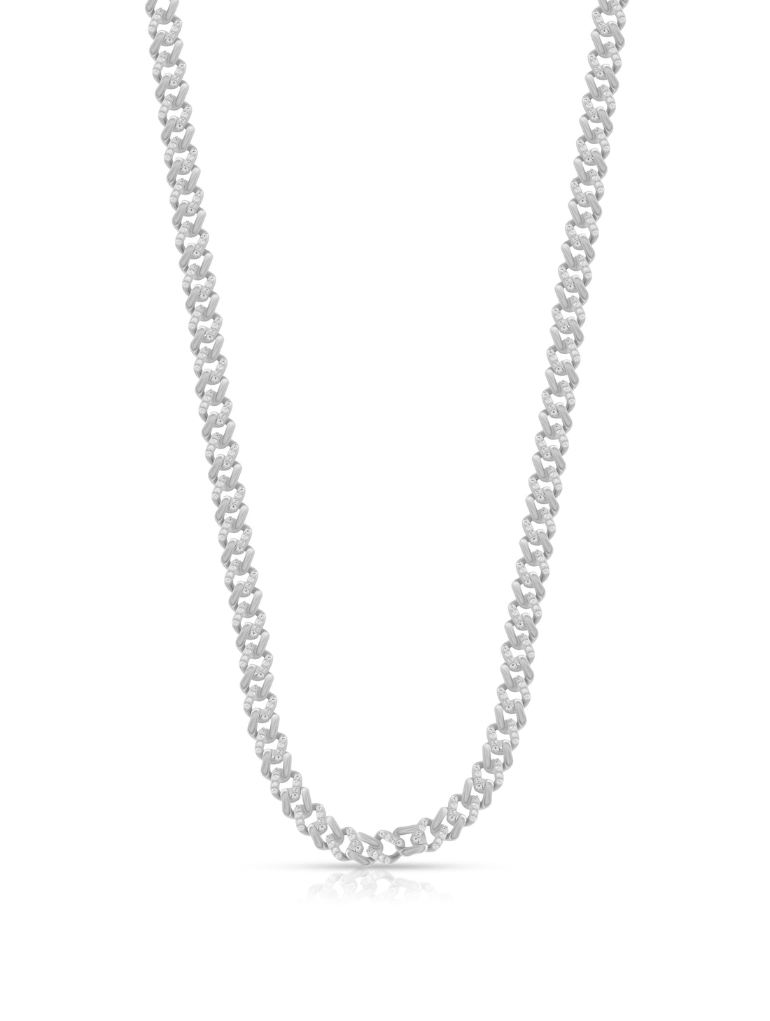 Classic Cuban Link Silver Gents Chain