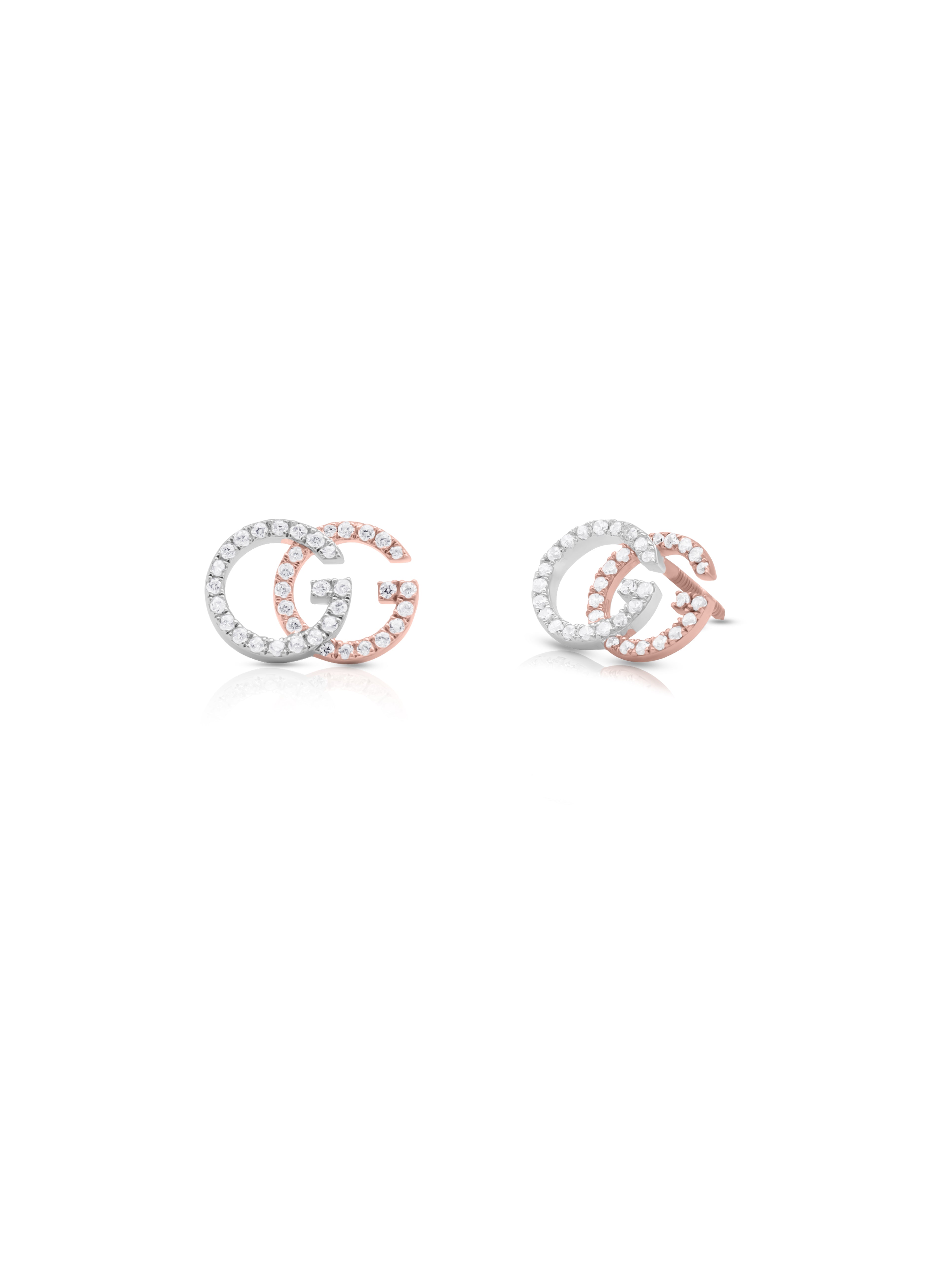 Gold-Tone GG Logo Stud Earrings