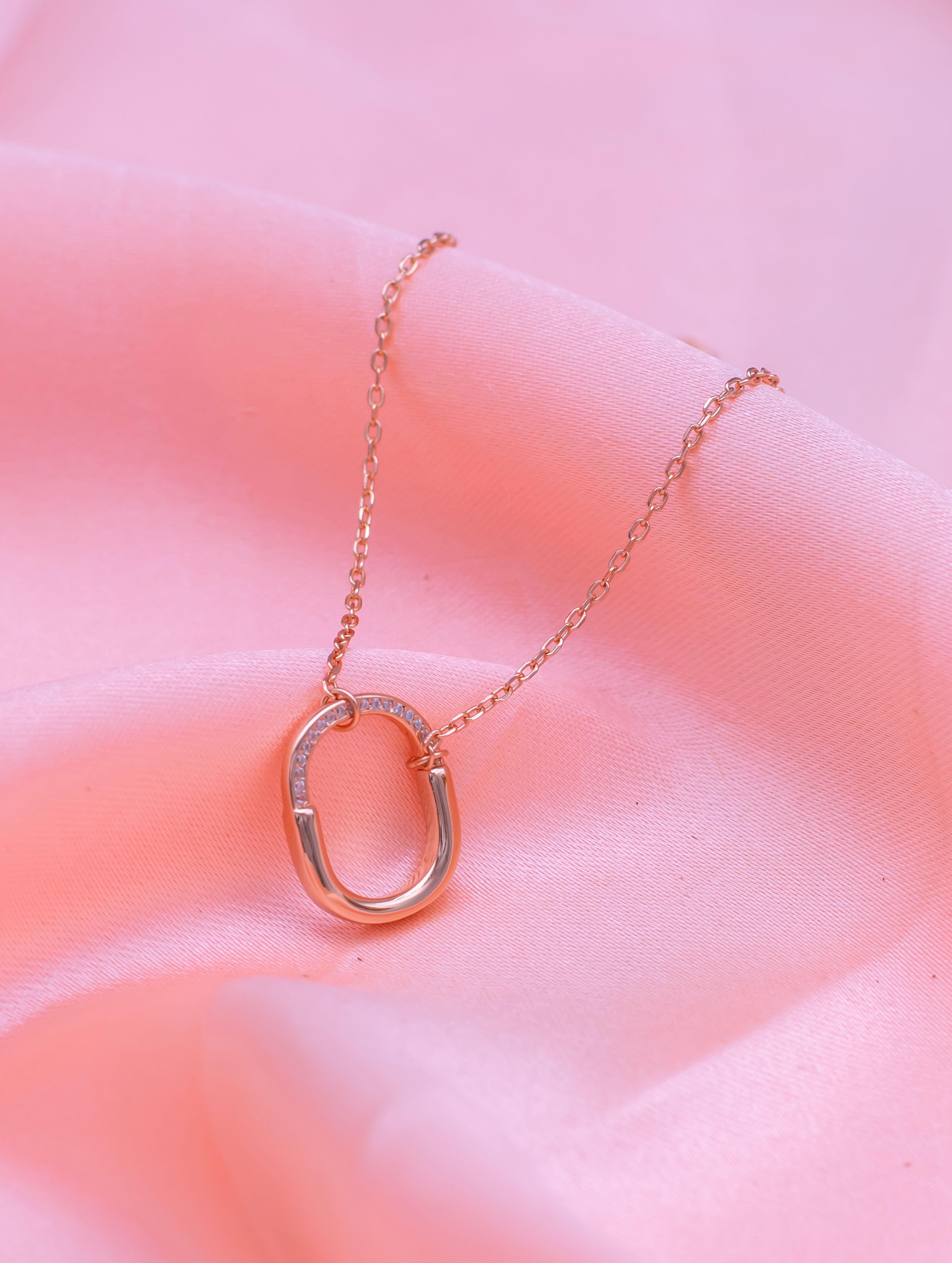 Rose Gold & Silver Chain Necklace