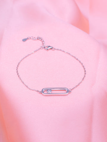 Silver Sleek Ladies Bracelet