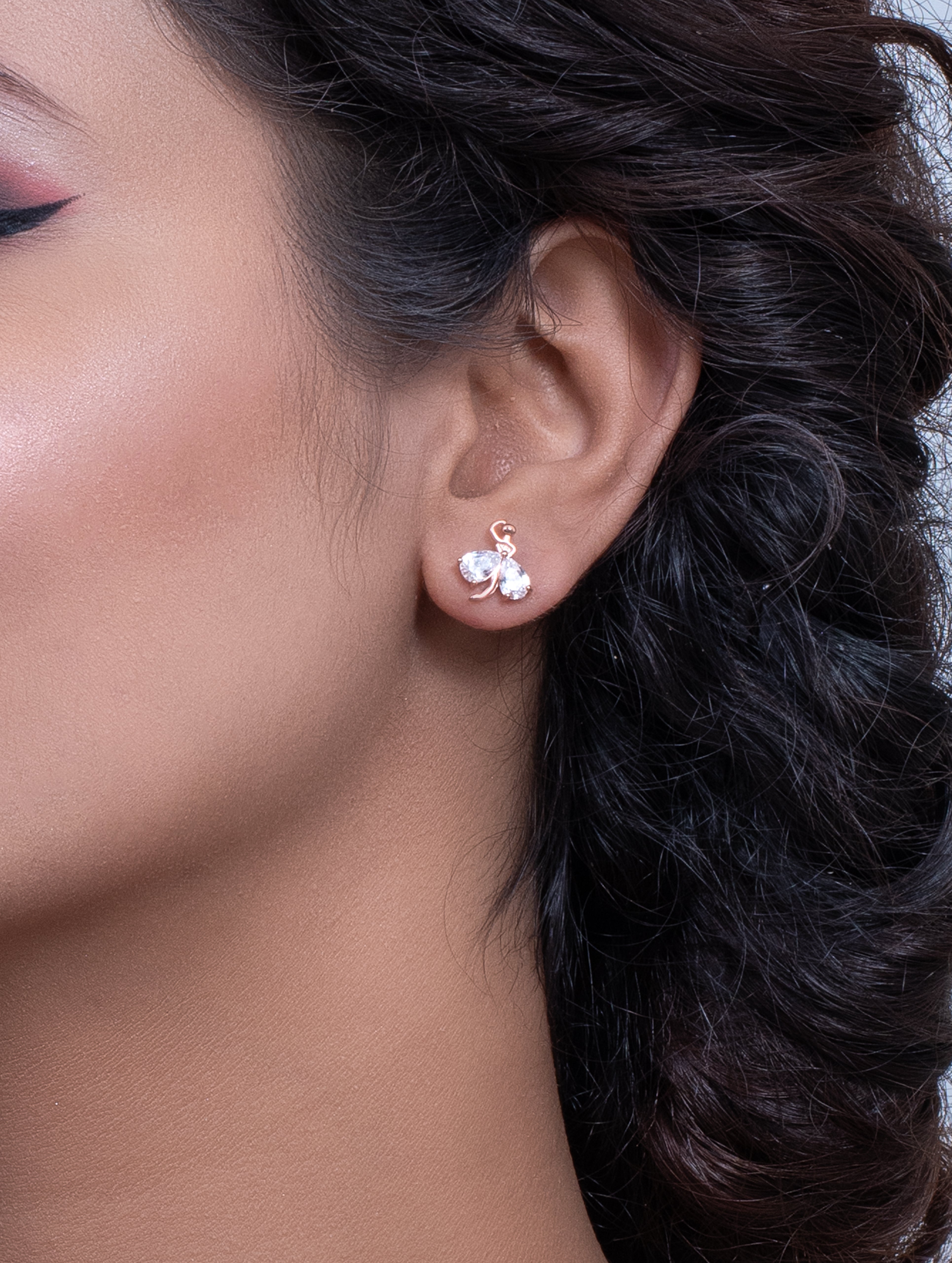 Swarovski White Stone Earrings