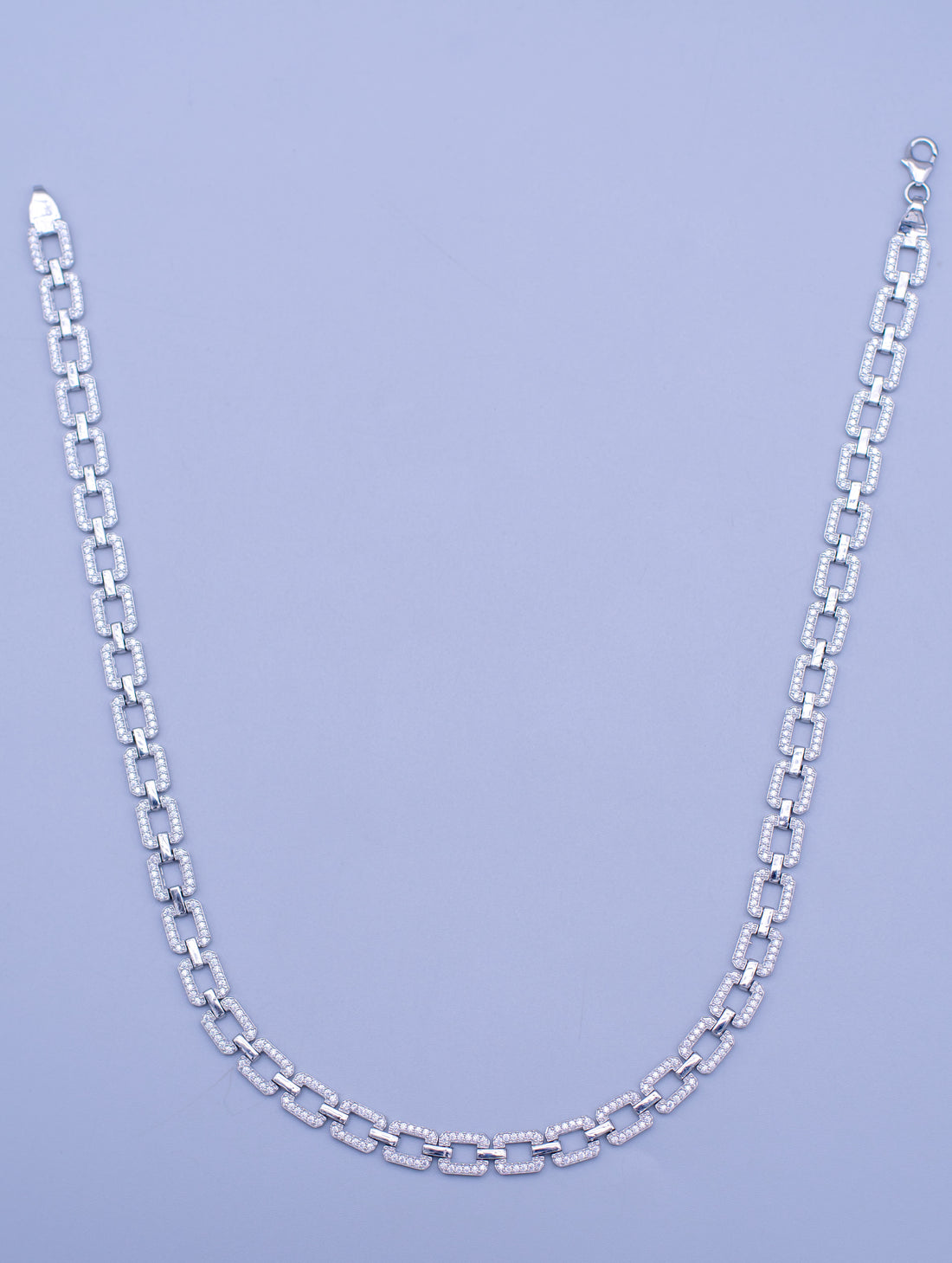 Radiant Silver Cuban Chain
