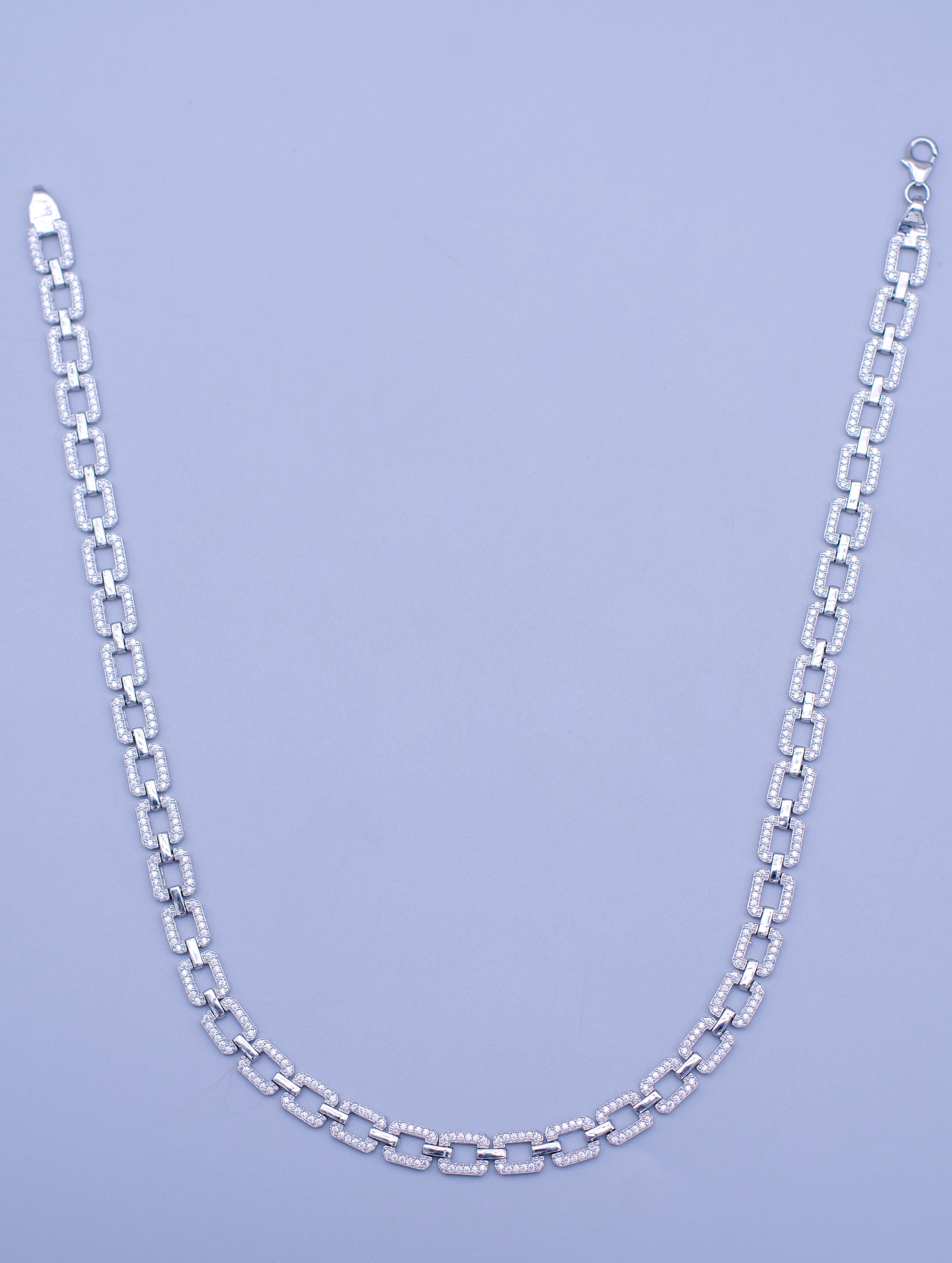 Radiant Silver Cuban Chain
