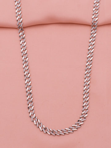 Classic Cuban Link Silver Gents Chain