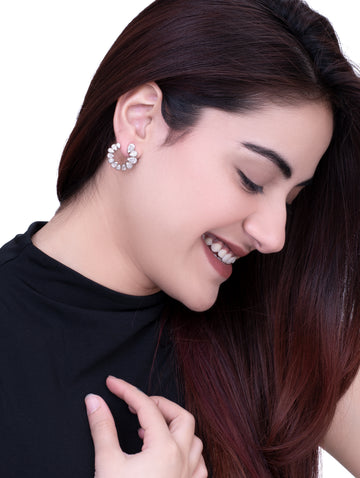 Radiant Sterling Silver Earrings