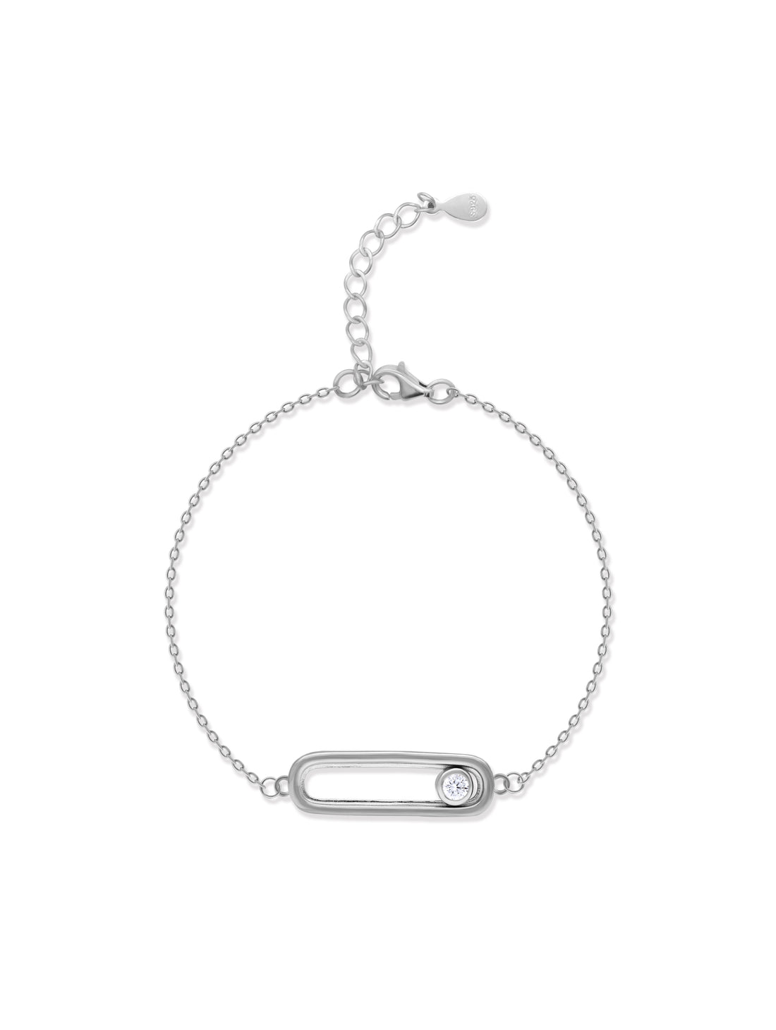 Silver Sleek Ladies Bracelet