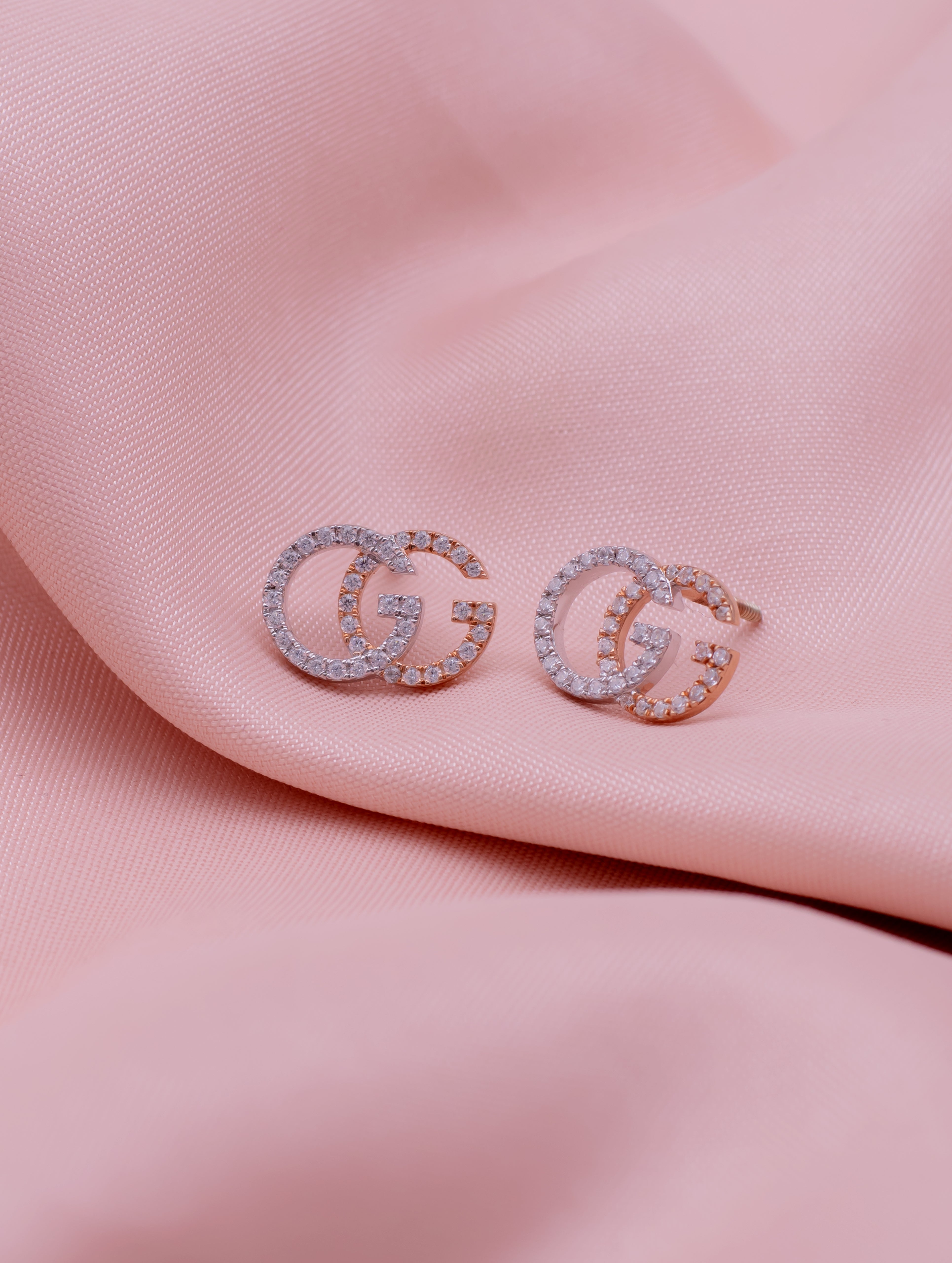 Gold-Tone GG Logo Stud Earrings