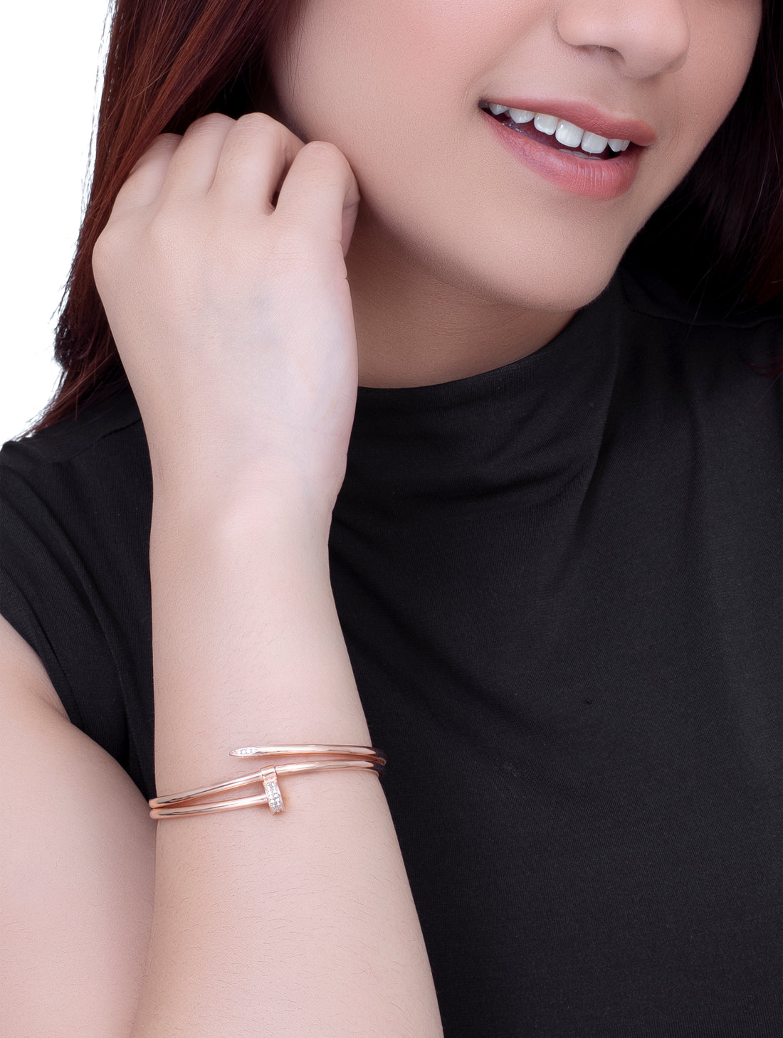 Rose Gold & Silver Elegant Bracelet