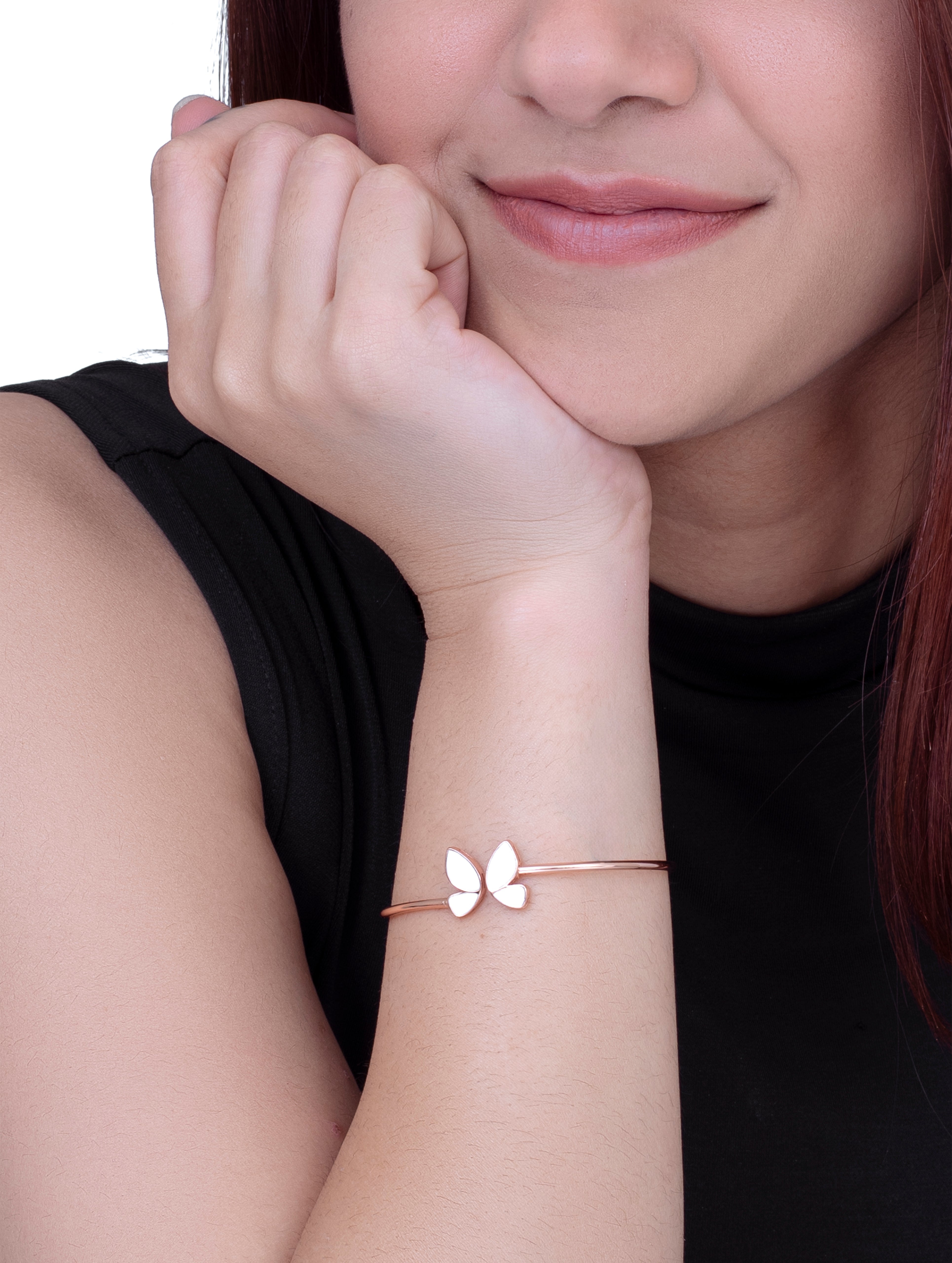 Enamel Butterfly Bracelet
