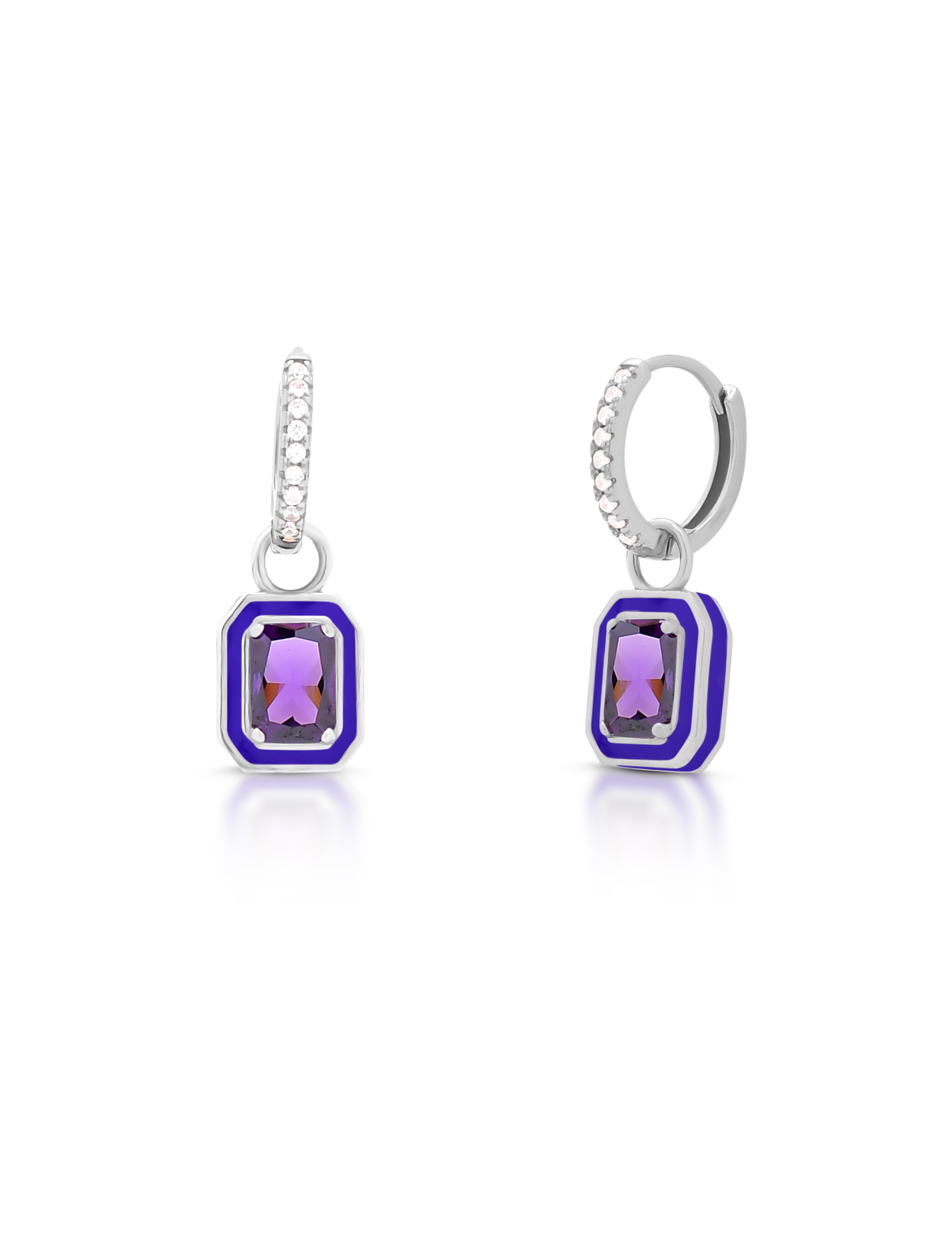 Stone Drop Silver Minis