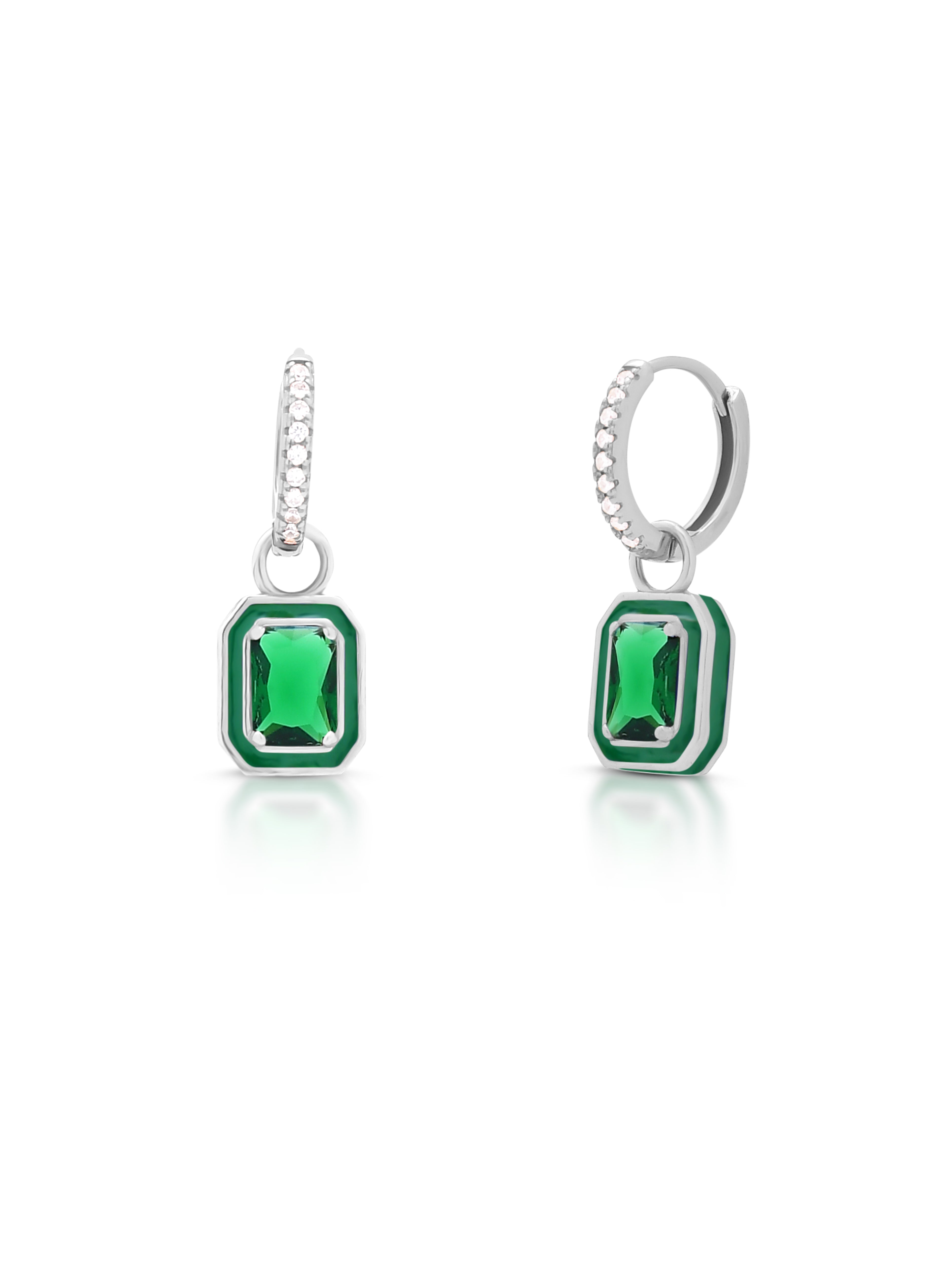 Stone Drop Silver Minis