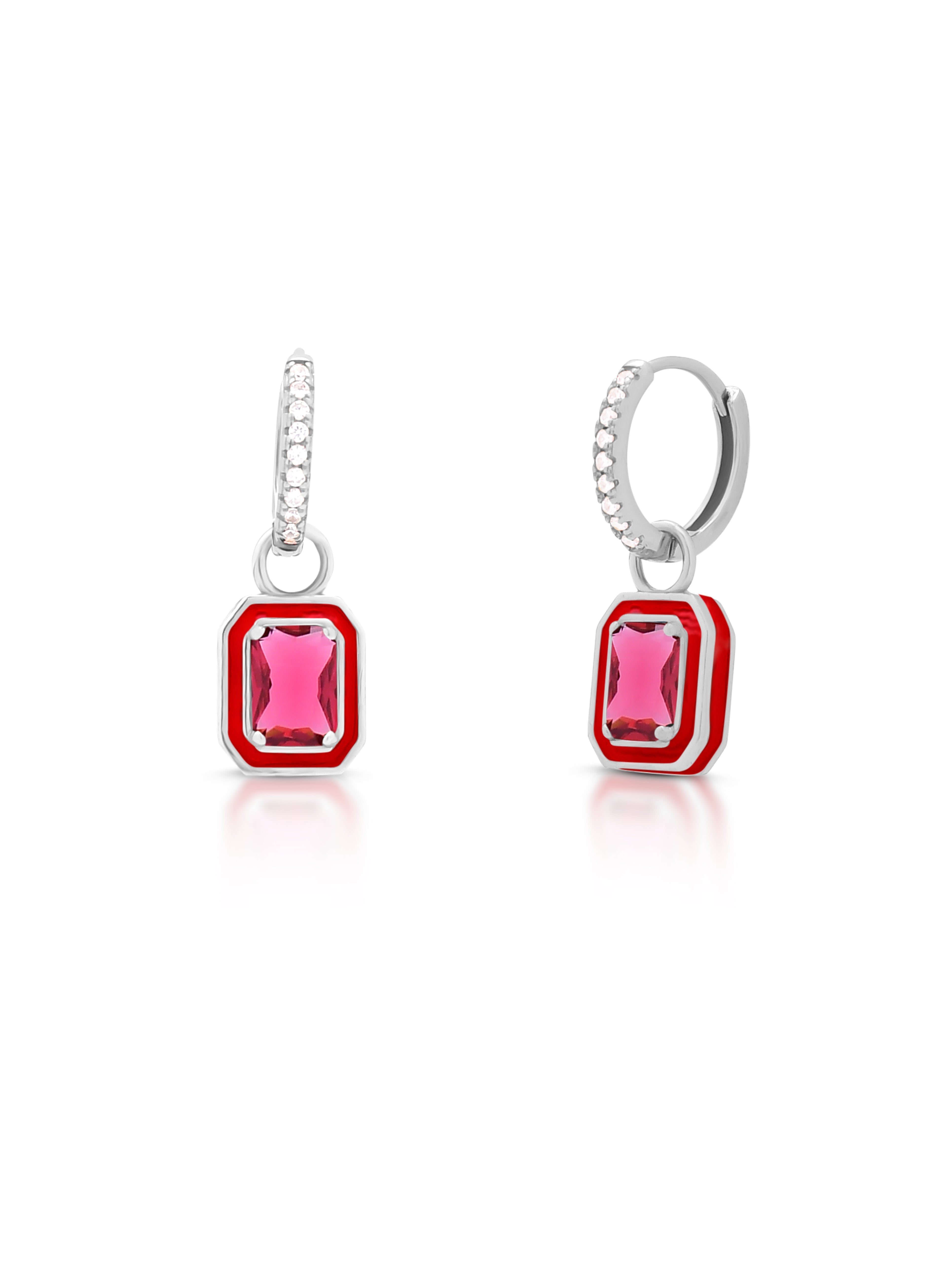Stone Drop Silver Minis