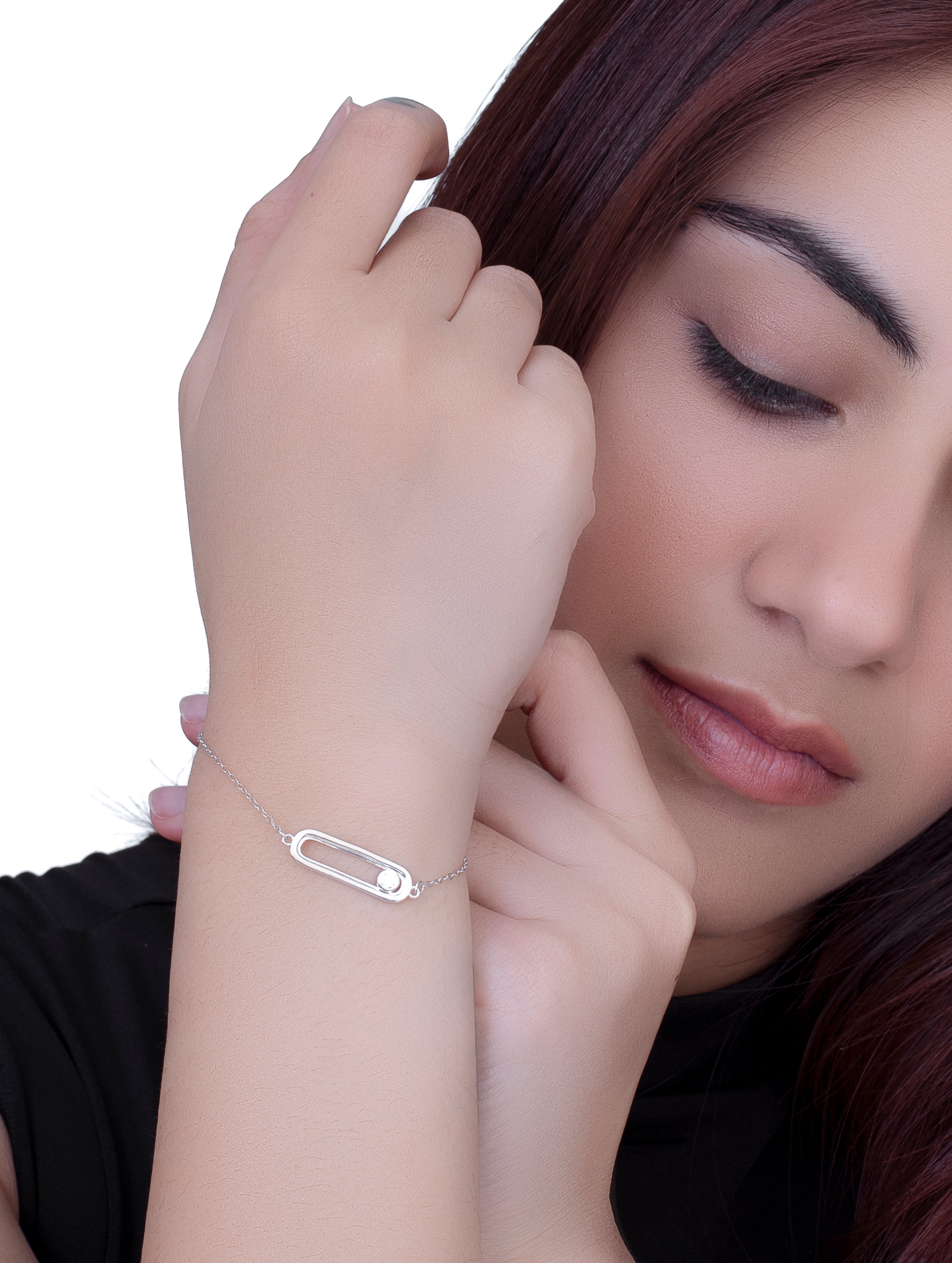 Silver Sleek Ladies Bracelet