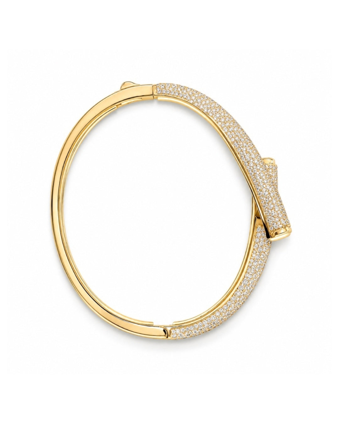 Crossover Pave Bangle