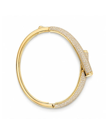 Crossover Pave Bangle