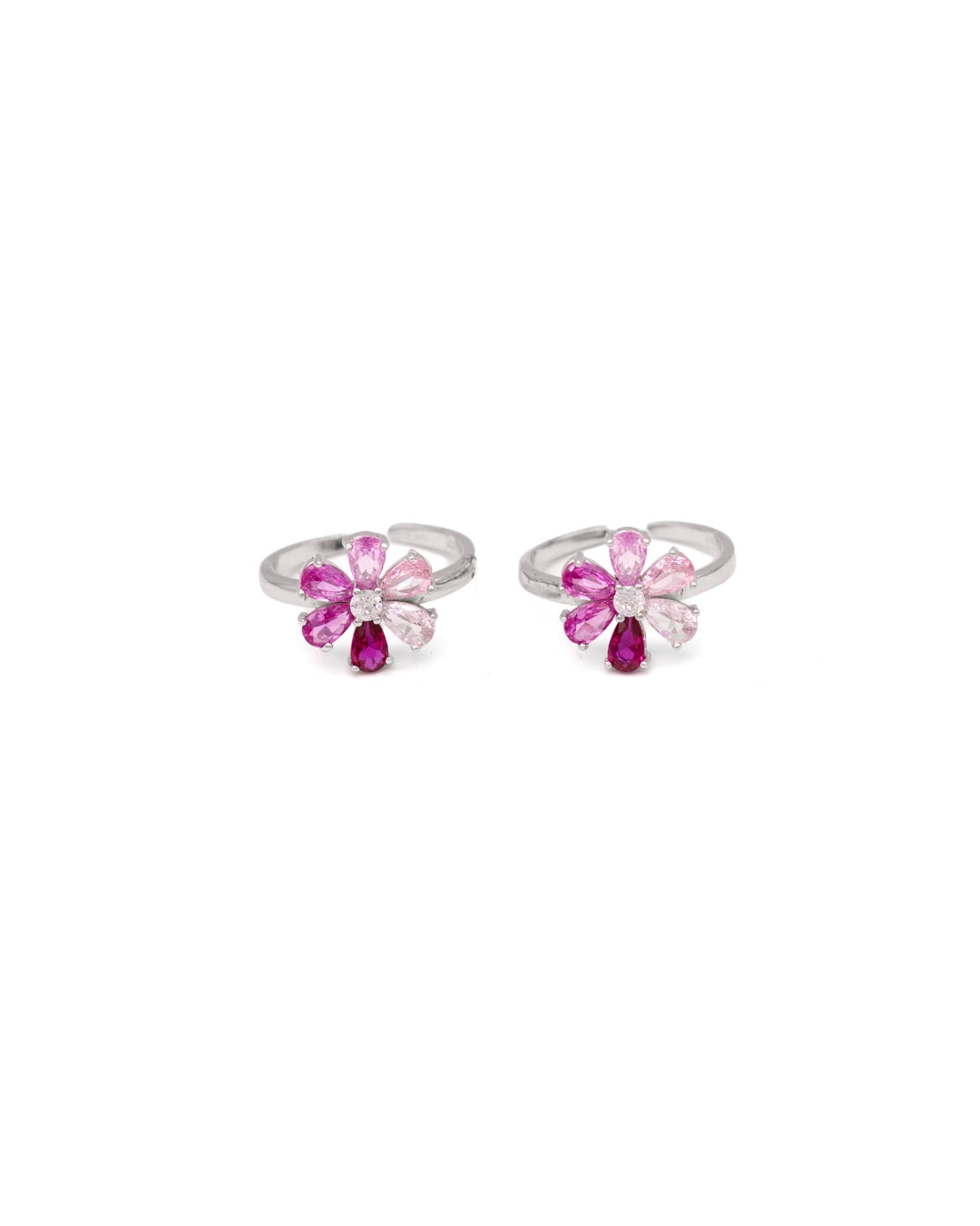 Five-Petal Blossom Toe Ring — Assorted Colourways