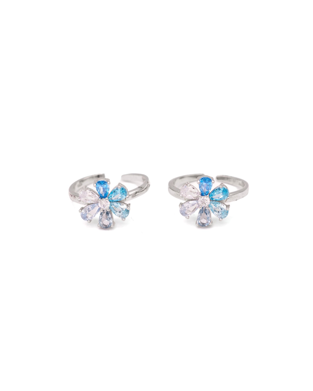 Five-Petal Blossom Toe Ring — Assorted Colourways