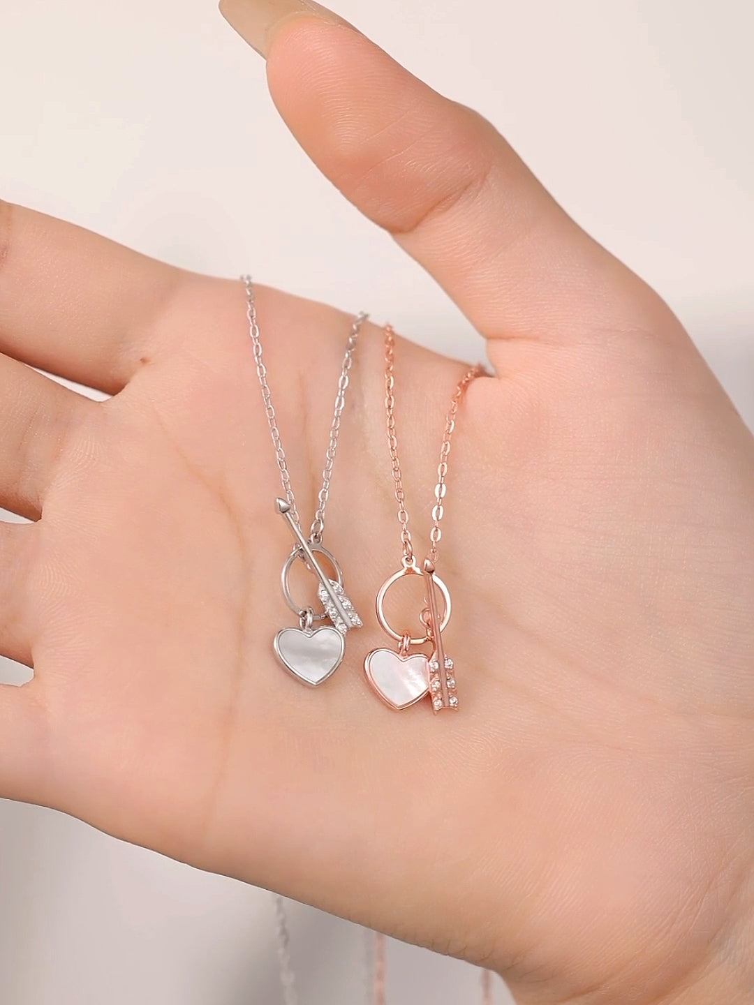 Eternal Love: Heart & Arrow Charm Chain