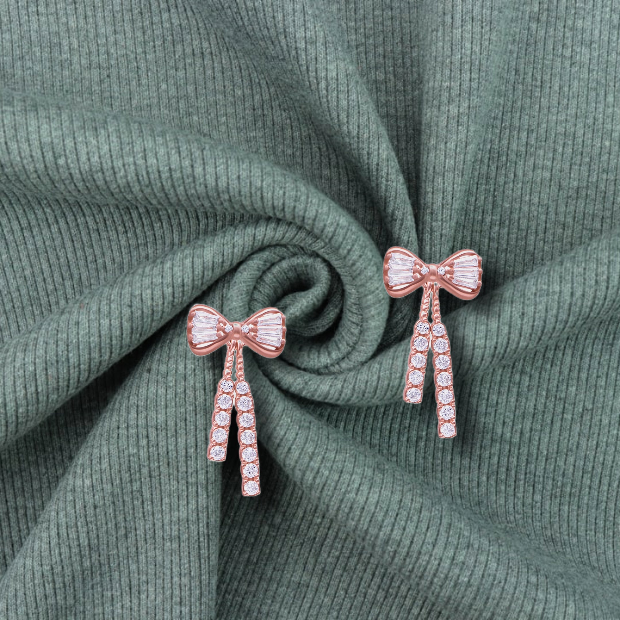 Bow Tassel Earrings