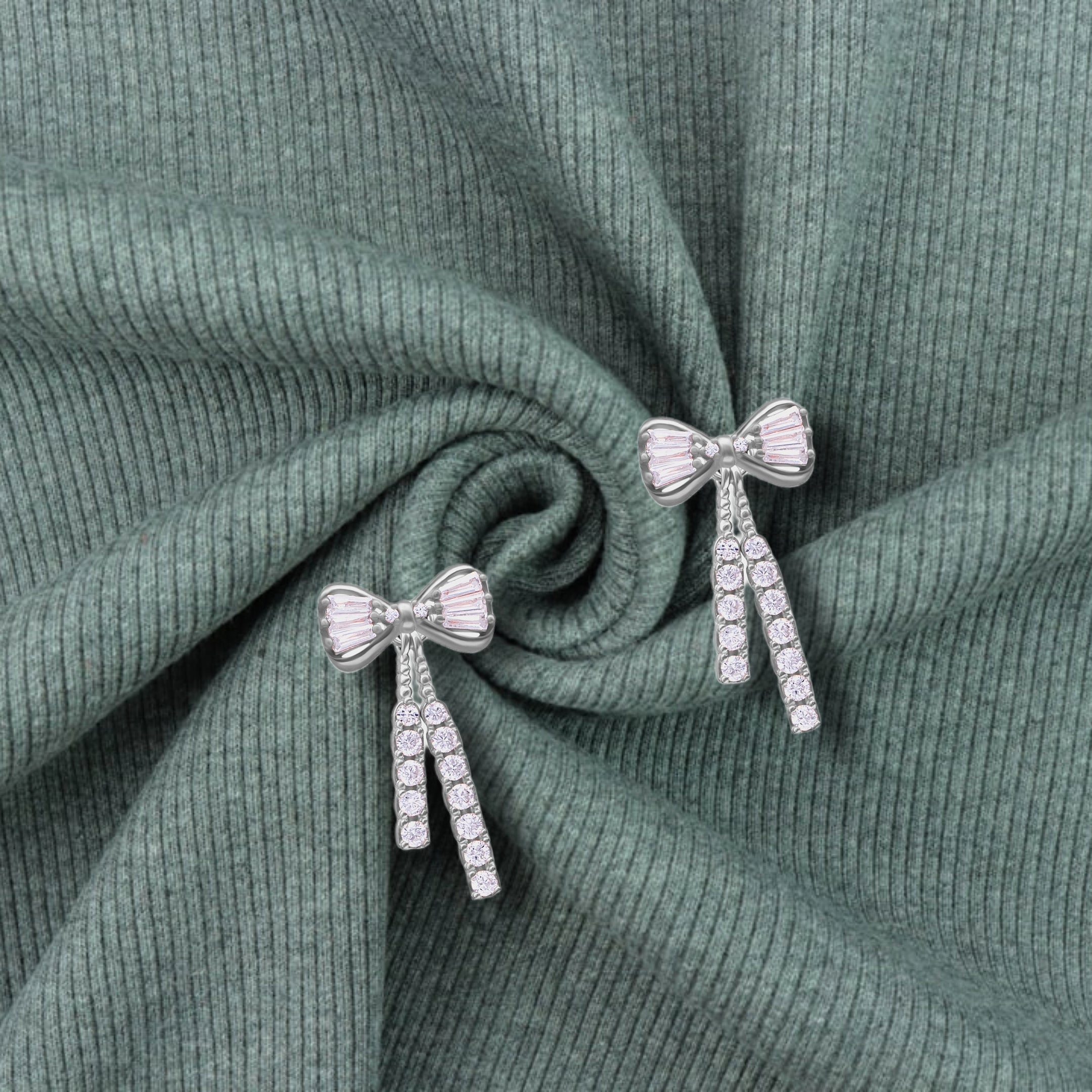 Bow Tassel Earrings