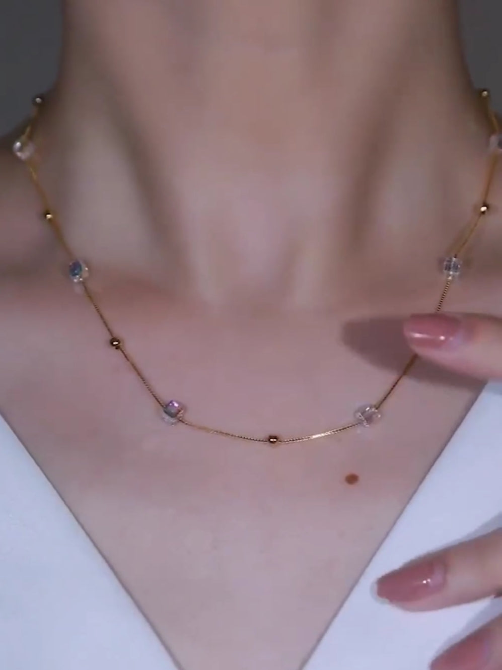 Minimalist Gem Necklace