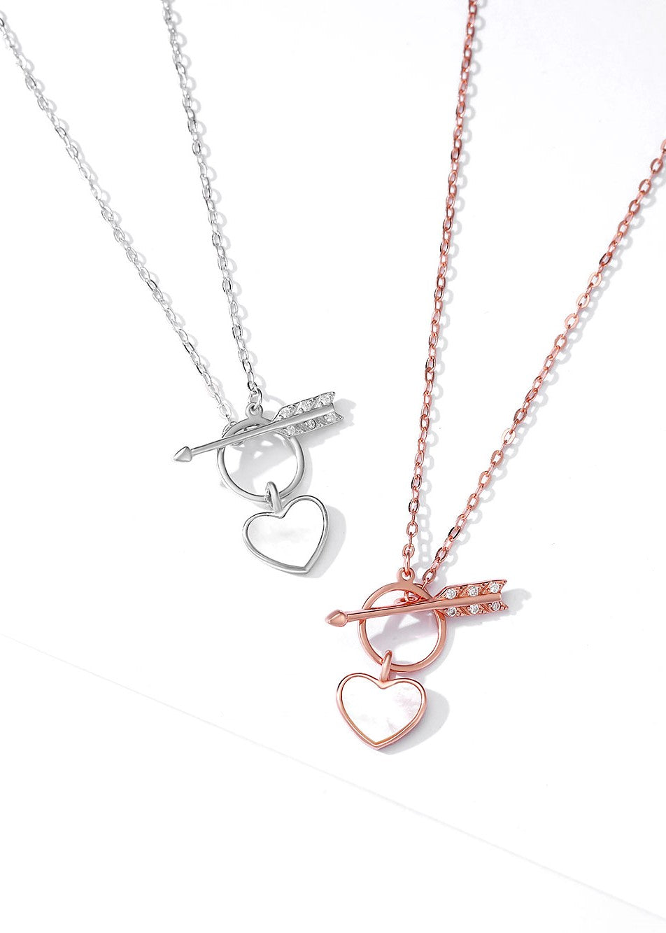 Eternal Love: Heart & Arrow Charm Chain